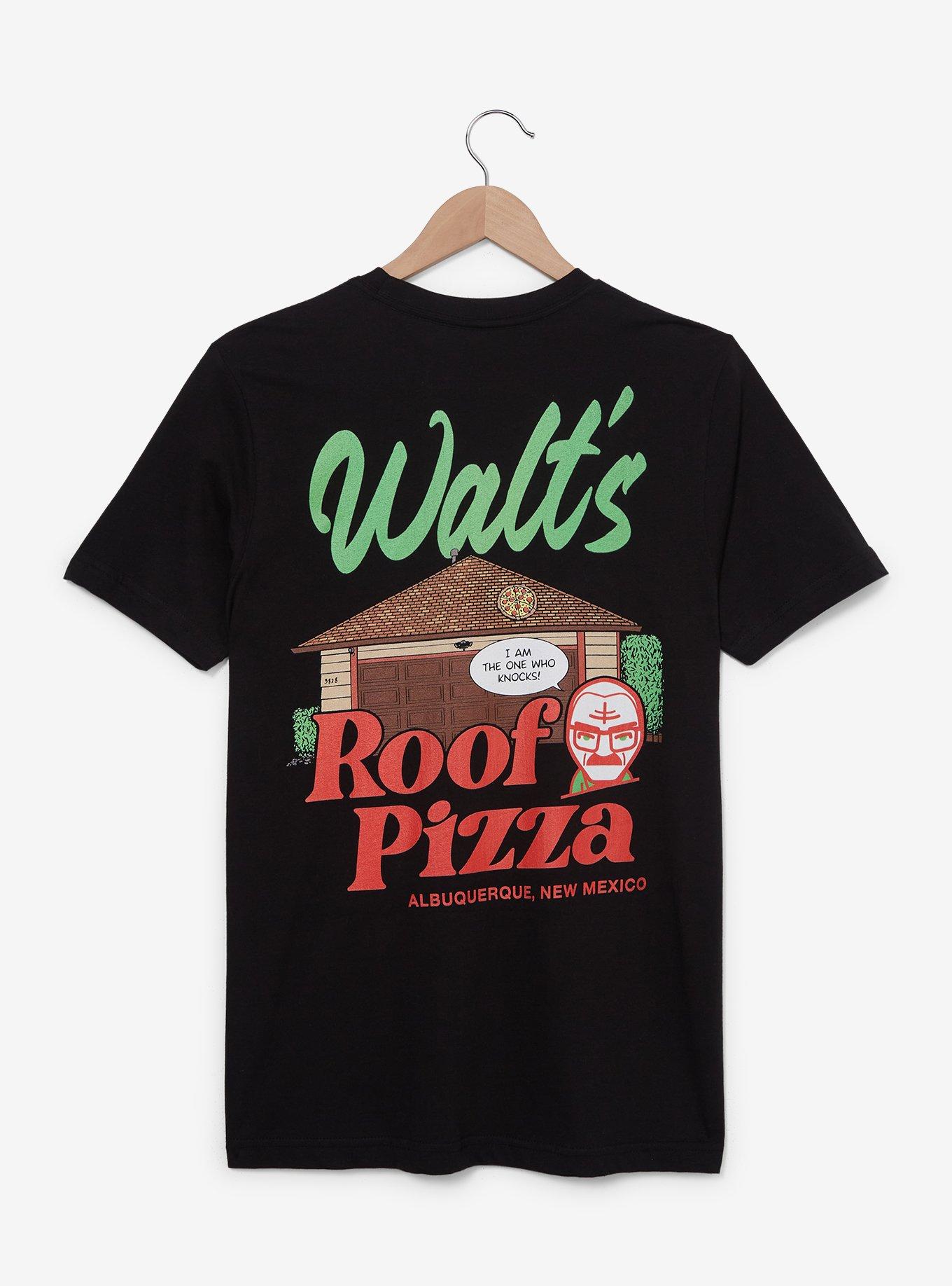 Breaking Bad Walt's Roof Pizza T-Shirt - BoxLunch Exclusive, BLACK, alternate