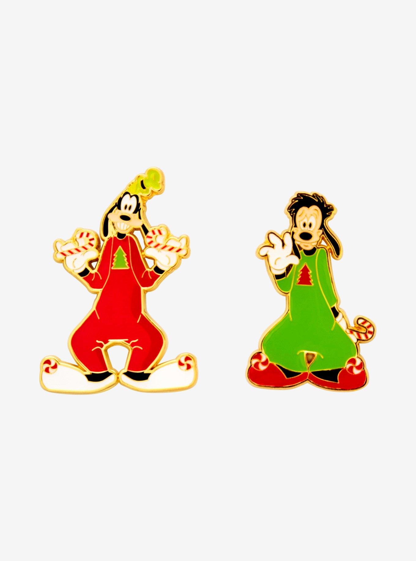 Loungefly Disney A Goofy Movie Max & Goofy Holiday Pajamas Enamel Pin Set - BoxLunch Exclusive, , alternate