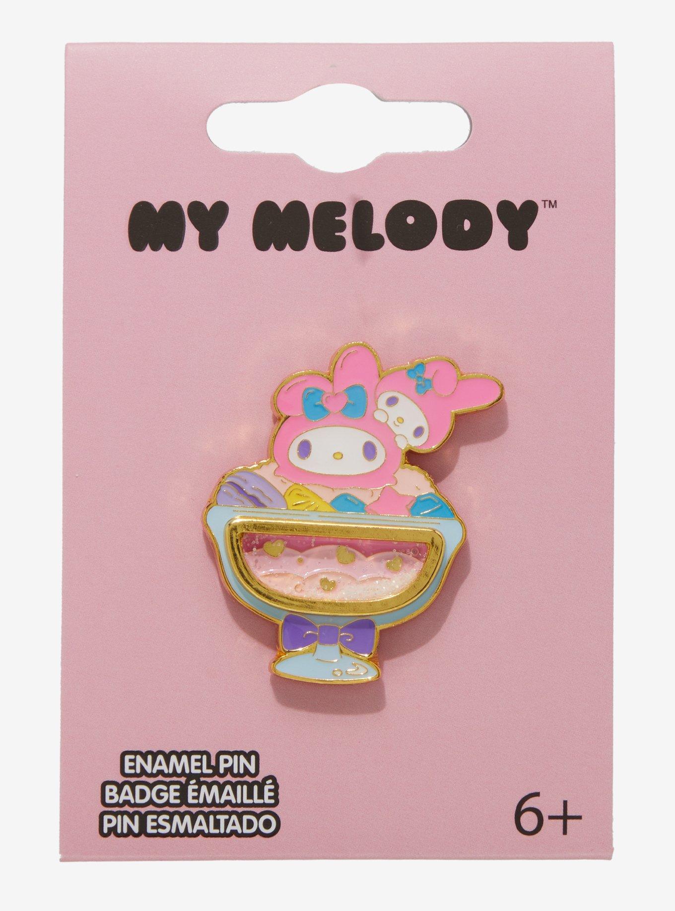 Loungefly Sanrio My Melody Ice Cream Sundae Glitter Enamel Pin — BoxLunch Exclusive, , alternate