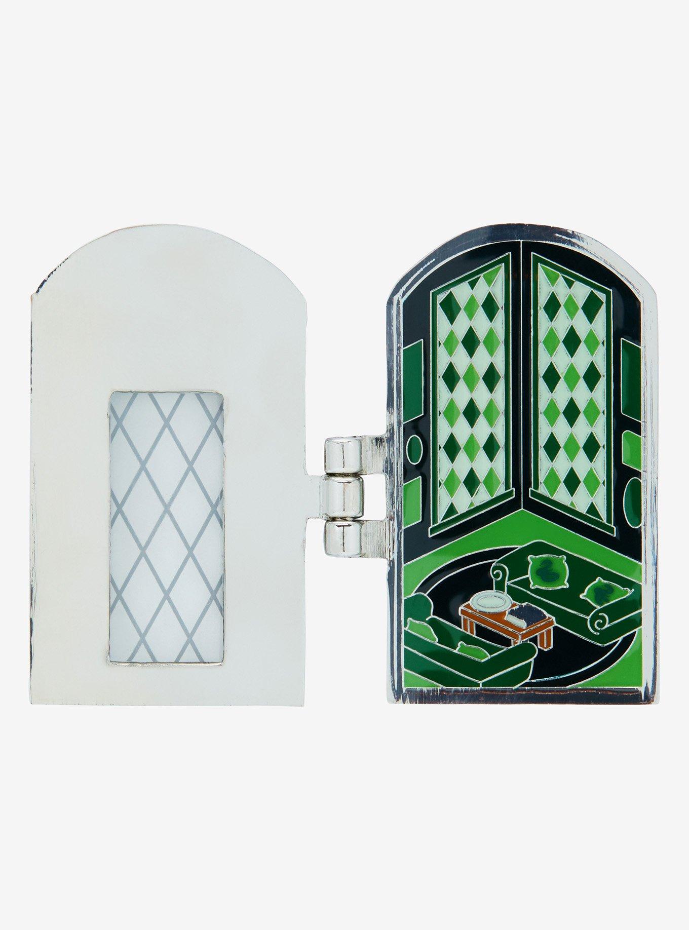 Loungefly Harry Potter Slytherin Window Hinge Enamel Pin — BoxLunch Exclusive, , hi-res