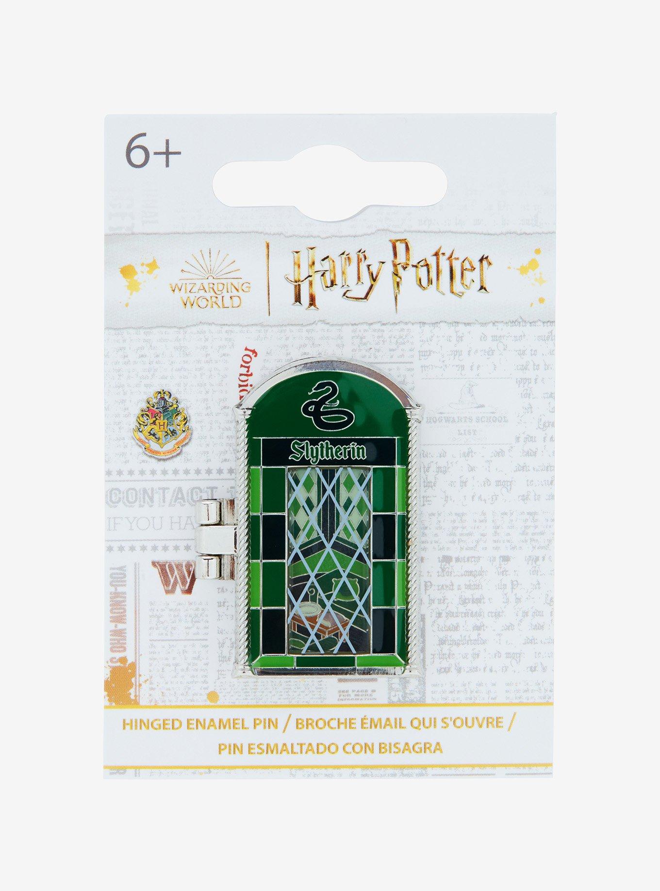 Loungefly Harry Potter Slytherin Window Hinge Enamel Pin — BoxLunch Exclusive, , alternate