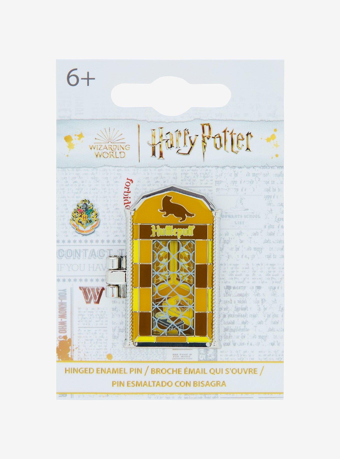 Loungefly Harry Potter Hufflepuff Window Hinge Enamel Pin — BoxLunch Exclusive, , alternate