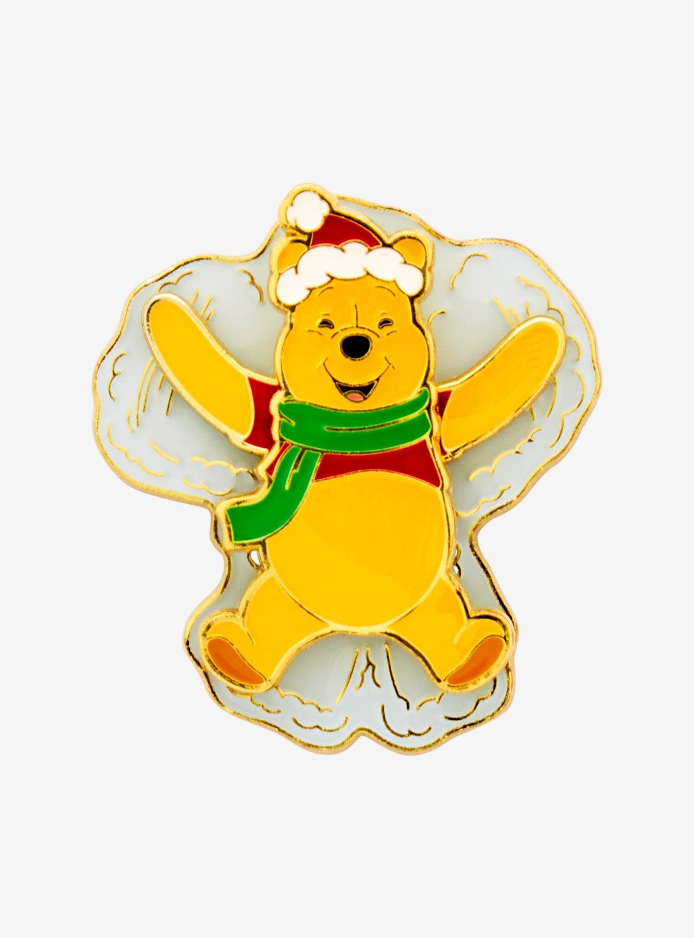 Loungefly Disney Winnie the Pooh Snow Angel Pooh Bear Sliding Enamel Pin - BoxLunch Exclusive, , alternate