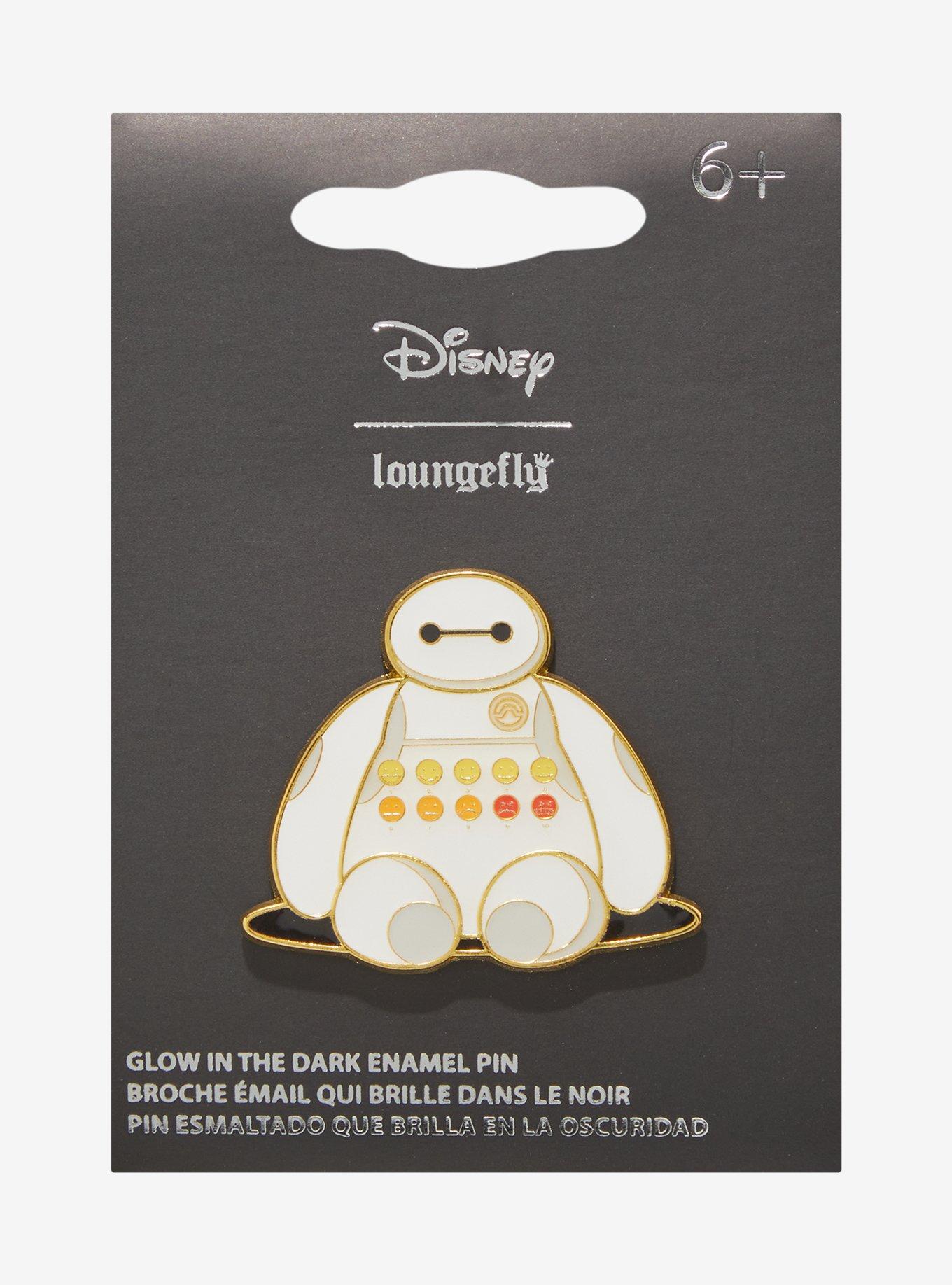 Disney Big Hero 6 Baymax Pain Scale Glow-in-the-Dark Enamel Pin, , alternate