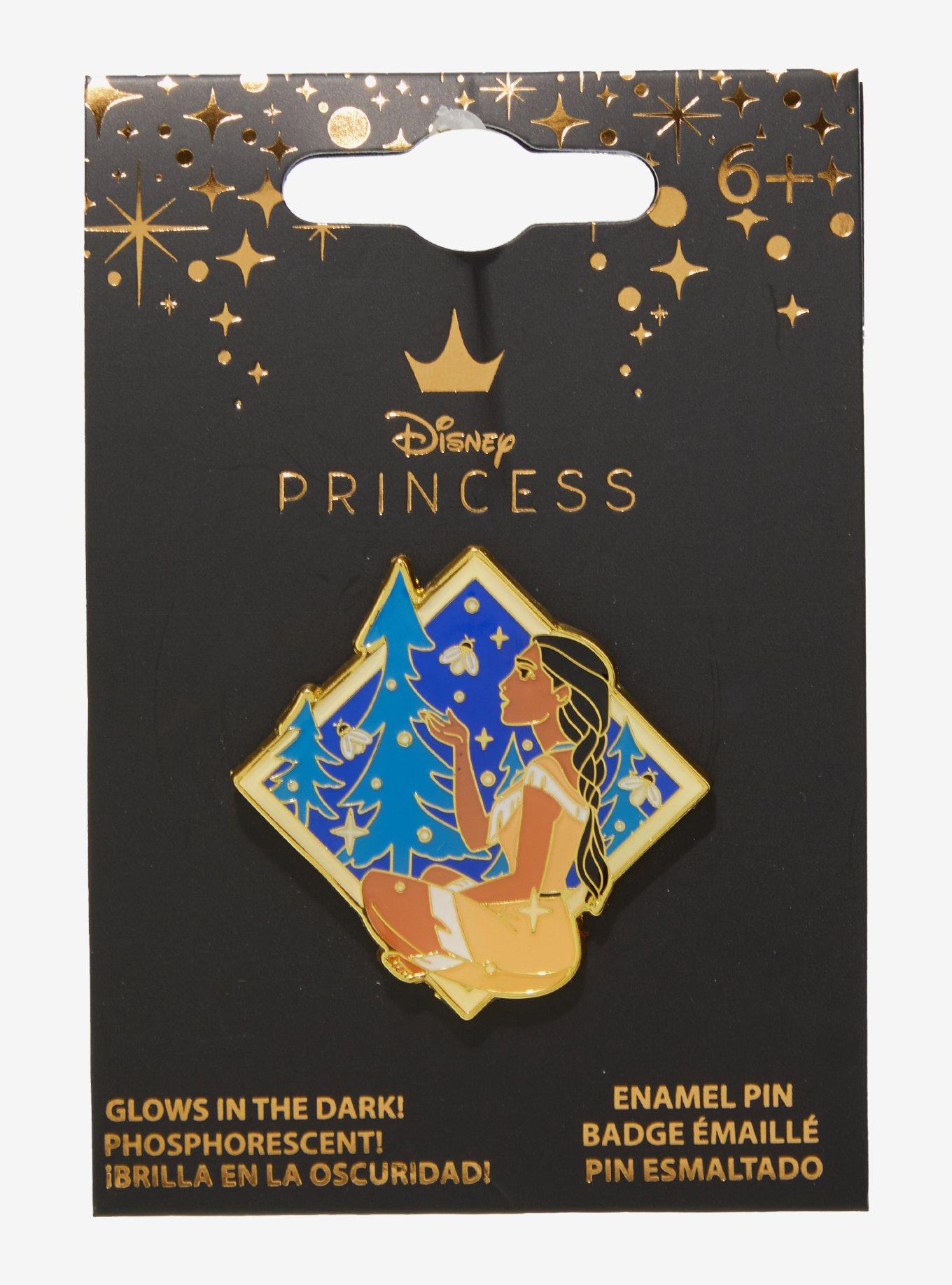 Loungefly Disney Pocahontas Night Sky Glow-in-the-Dark Enamel Pin, , alternate