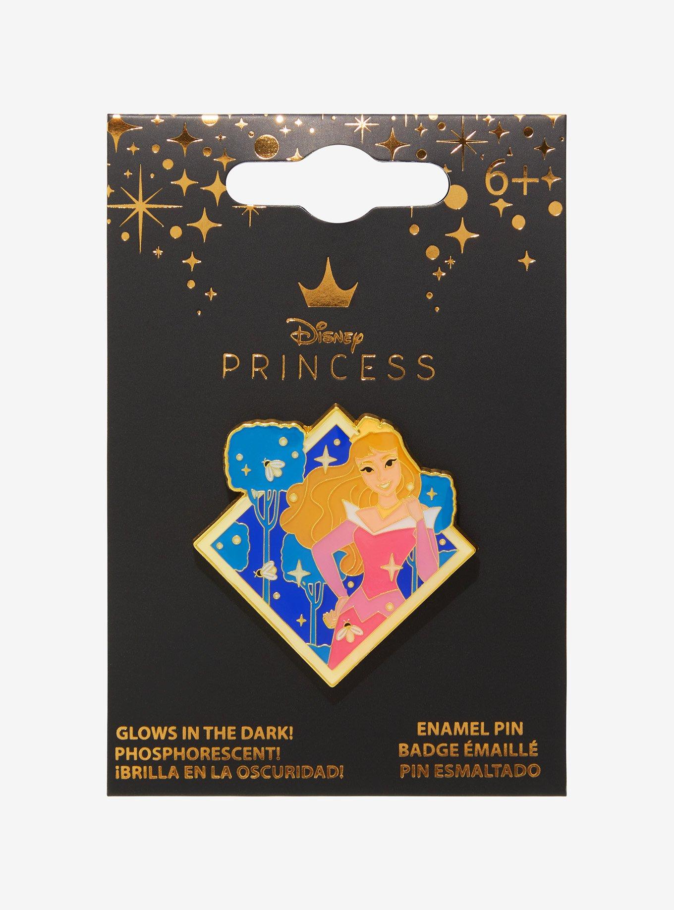 Loungefly Disney Sleeping Beauty Aurora Frame Glow-in-the-Dark Enamel Pin, , alternate