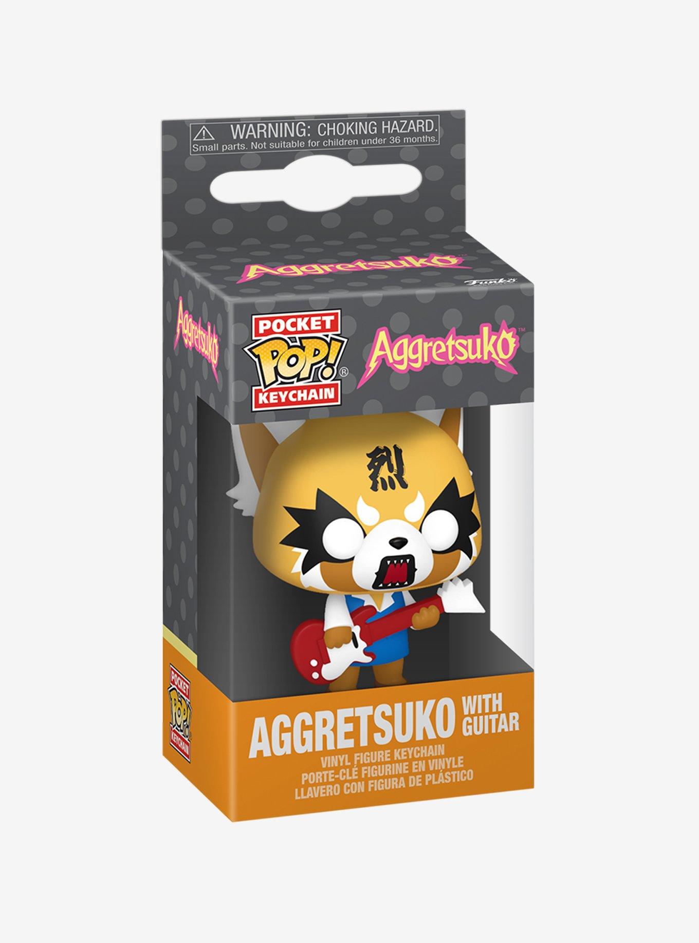 Funko Pocket Pop! Sanrio Aggretsuko with Guitar Vinyl Keychain, , hi-res