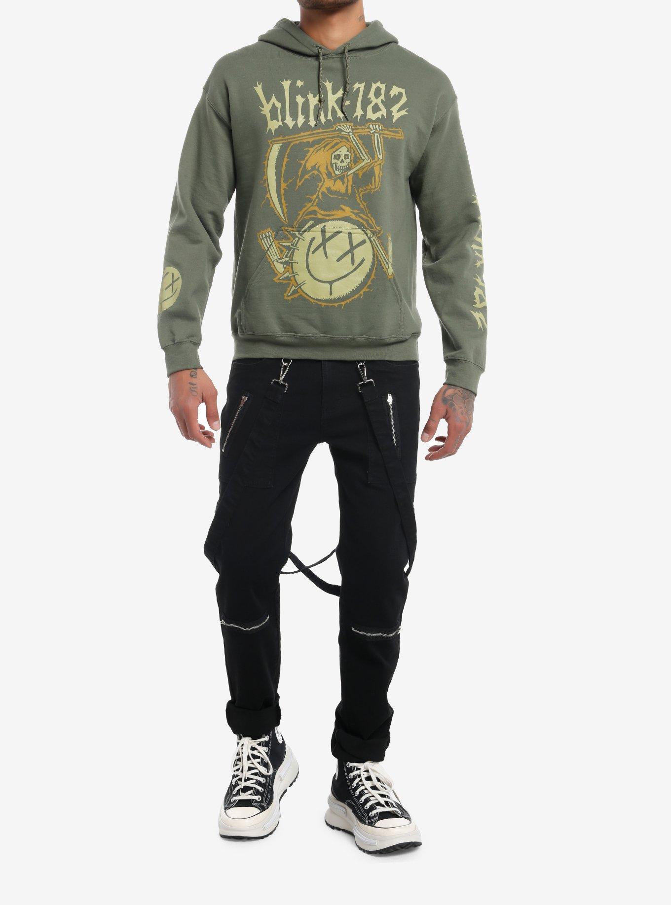 Blink-182 Reaper Hoodie, MILITARY GREEN, alternate