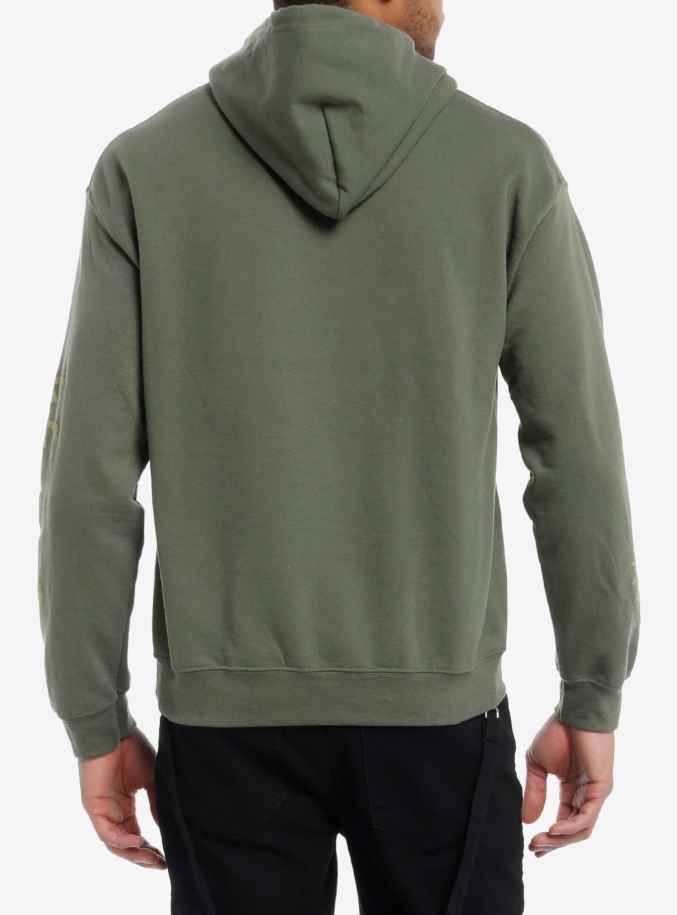 Blink-182 Reaper Hoodie, MILITARY GREEN, alternate