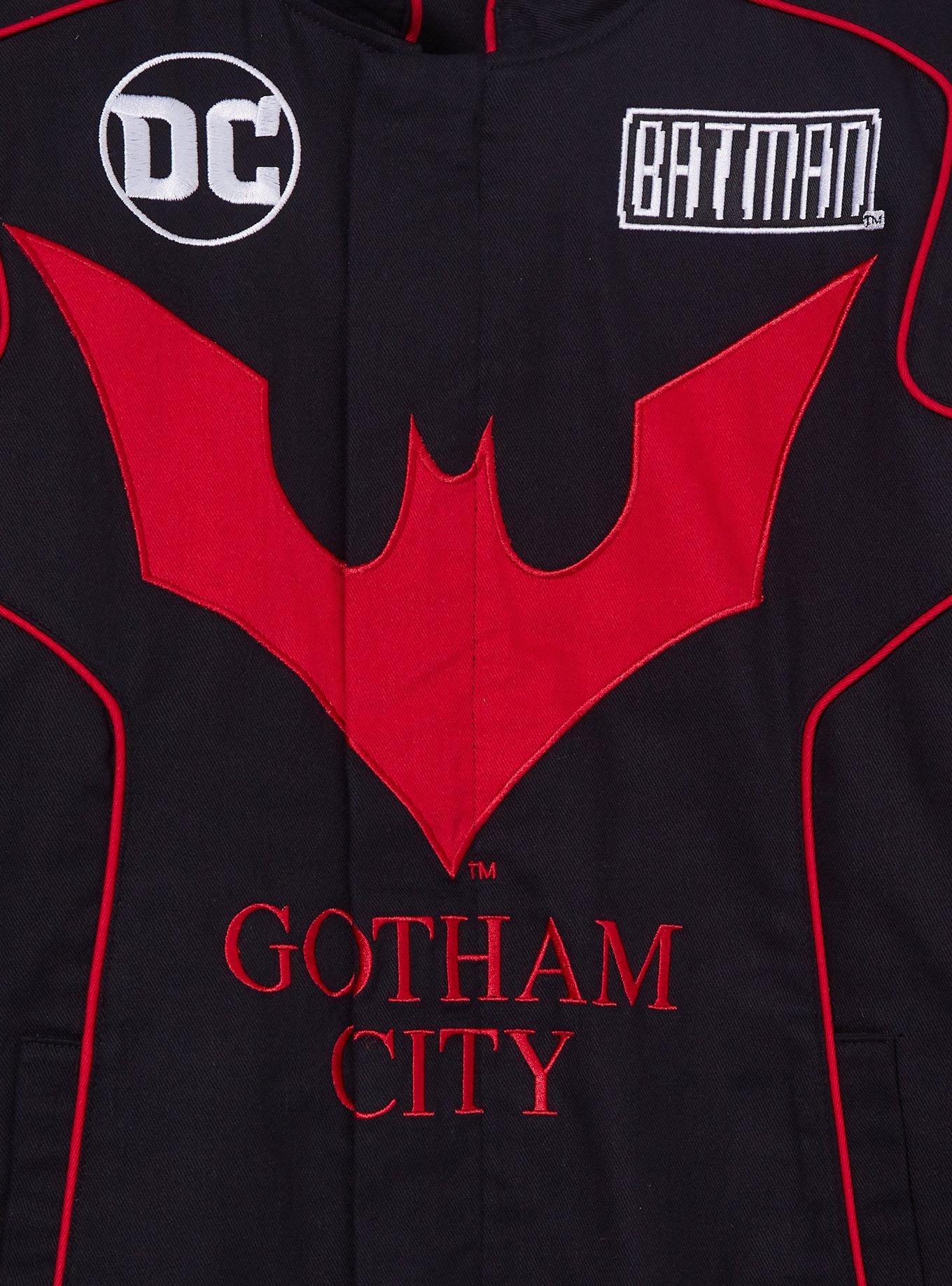 DC Comics Batman Beyond Gotham City Biker Jacket — BoxLunch Exclusive, CHARCOAL, alternate