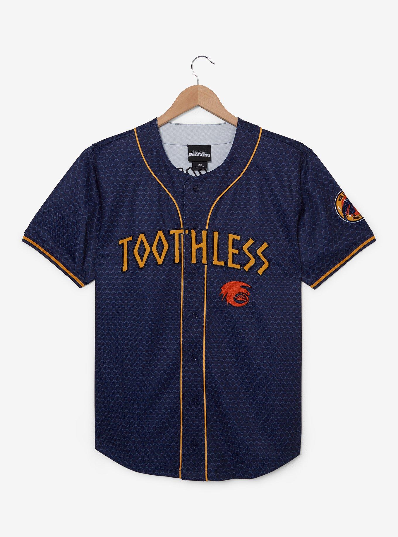 DreamWorks How to Train Your Dragon Toothless Baseball Jersey - BoxLunch Exclusive, , hi-res