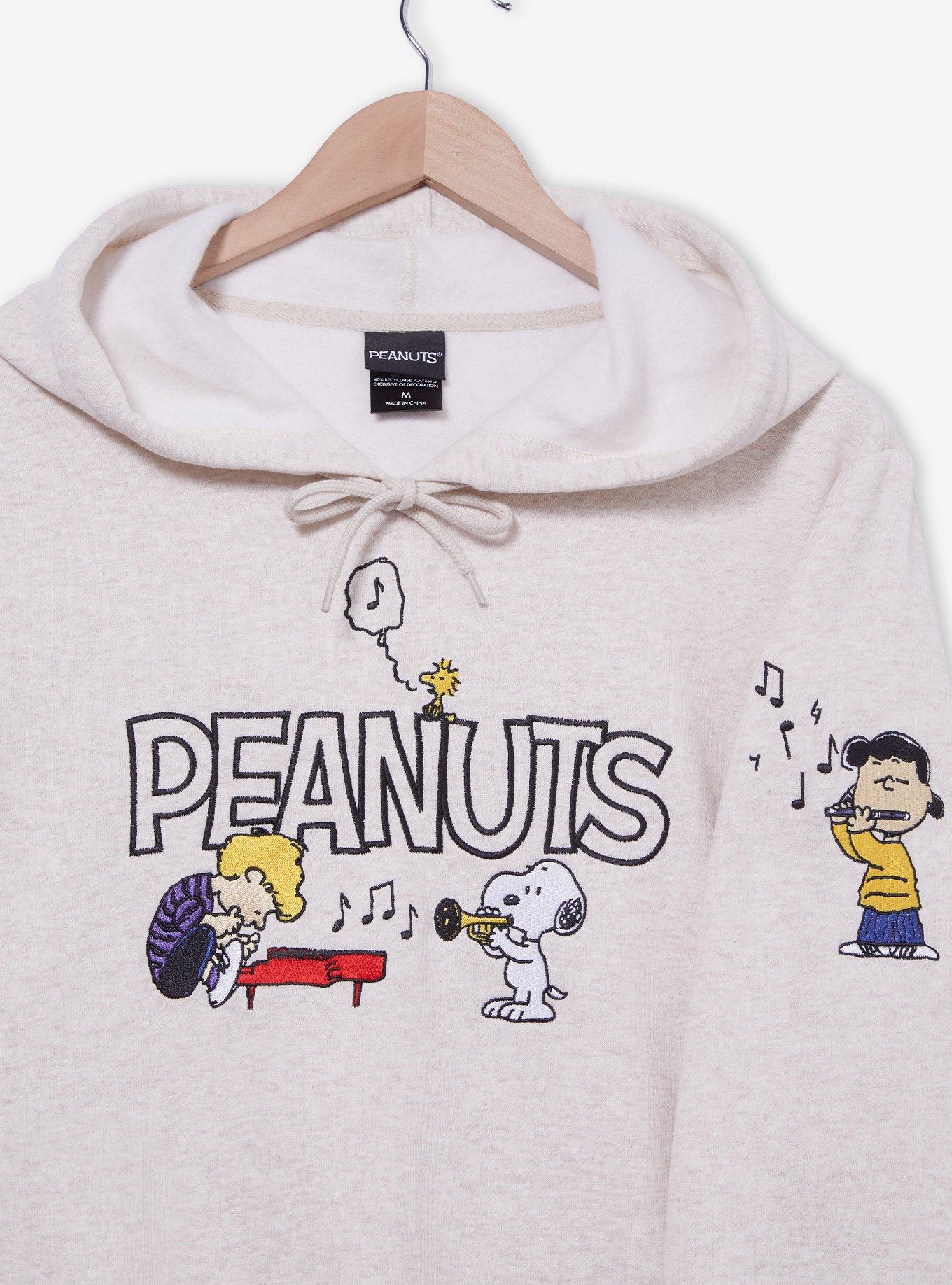Peanuts Charlie Brown & Gang Embroidered Hoodie - BoxLunch Exclusive
