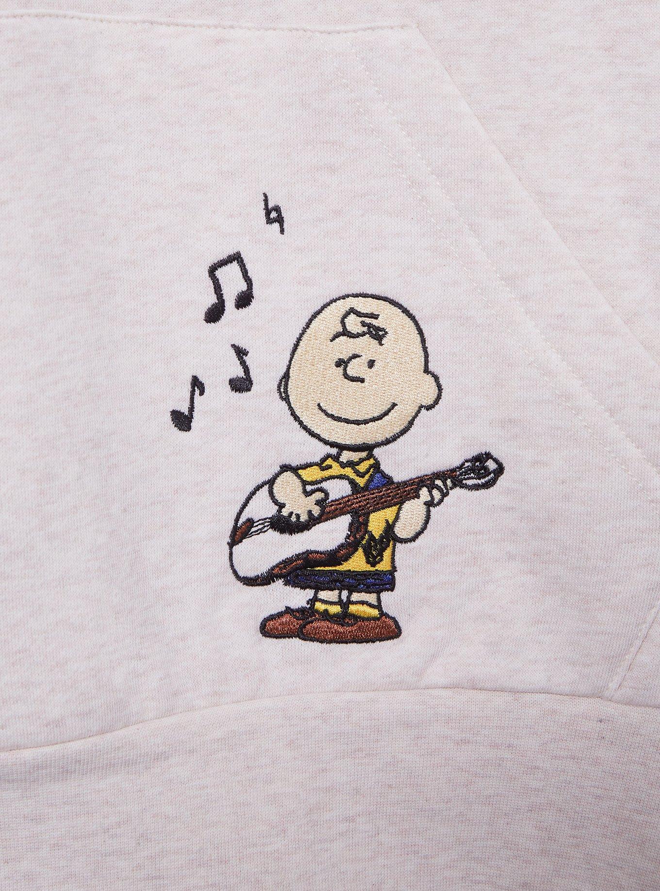 Peanuts Charlie Brown & Gang Embroidered Hoodie - BoxLunch Exclusive
