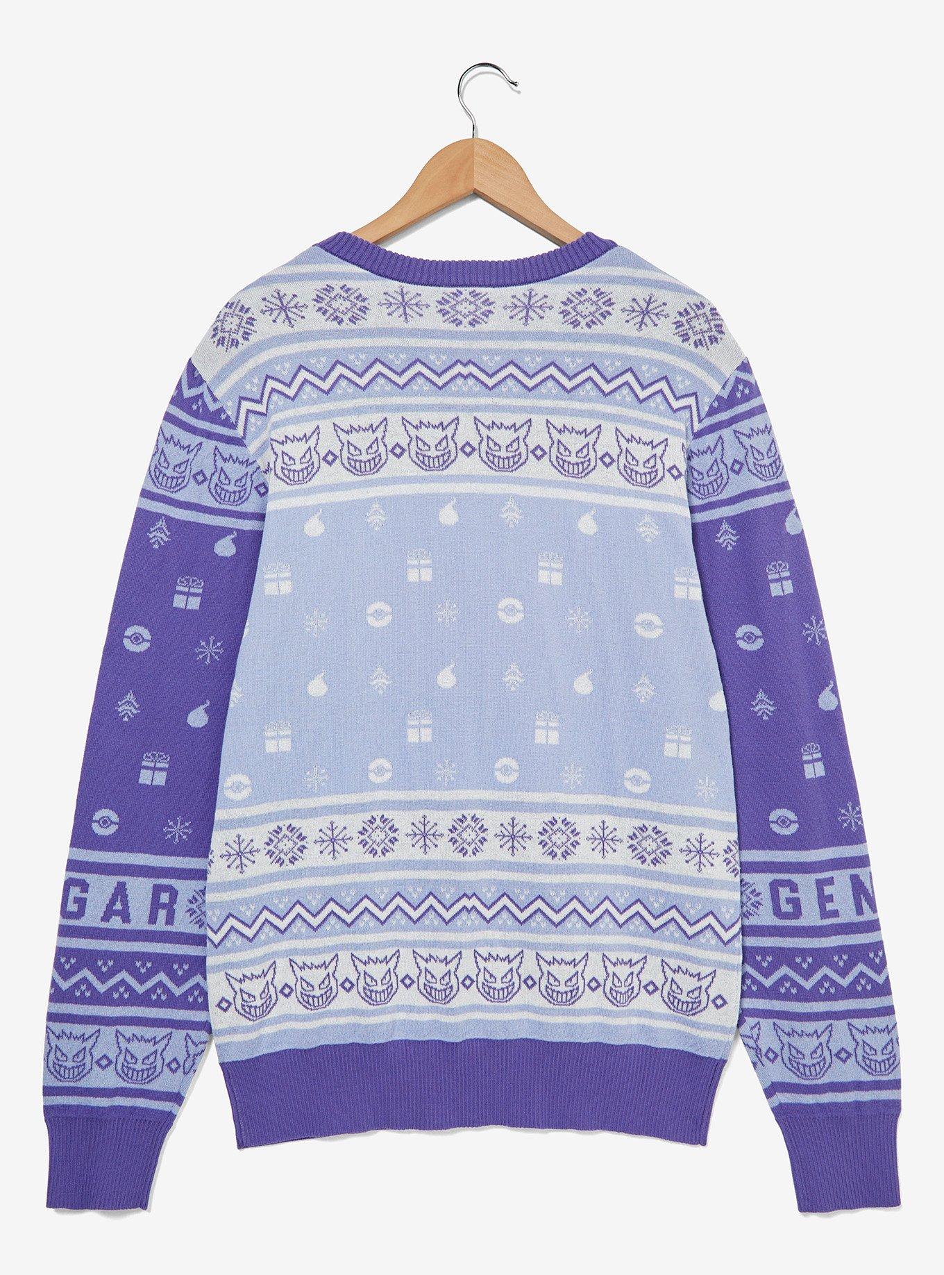 Pokémon Gengar Purple Holiday Sweater — BoxLunch Exclusive