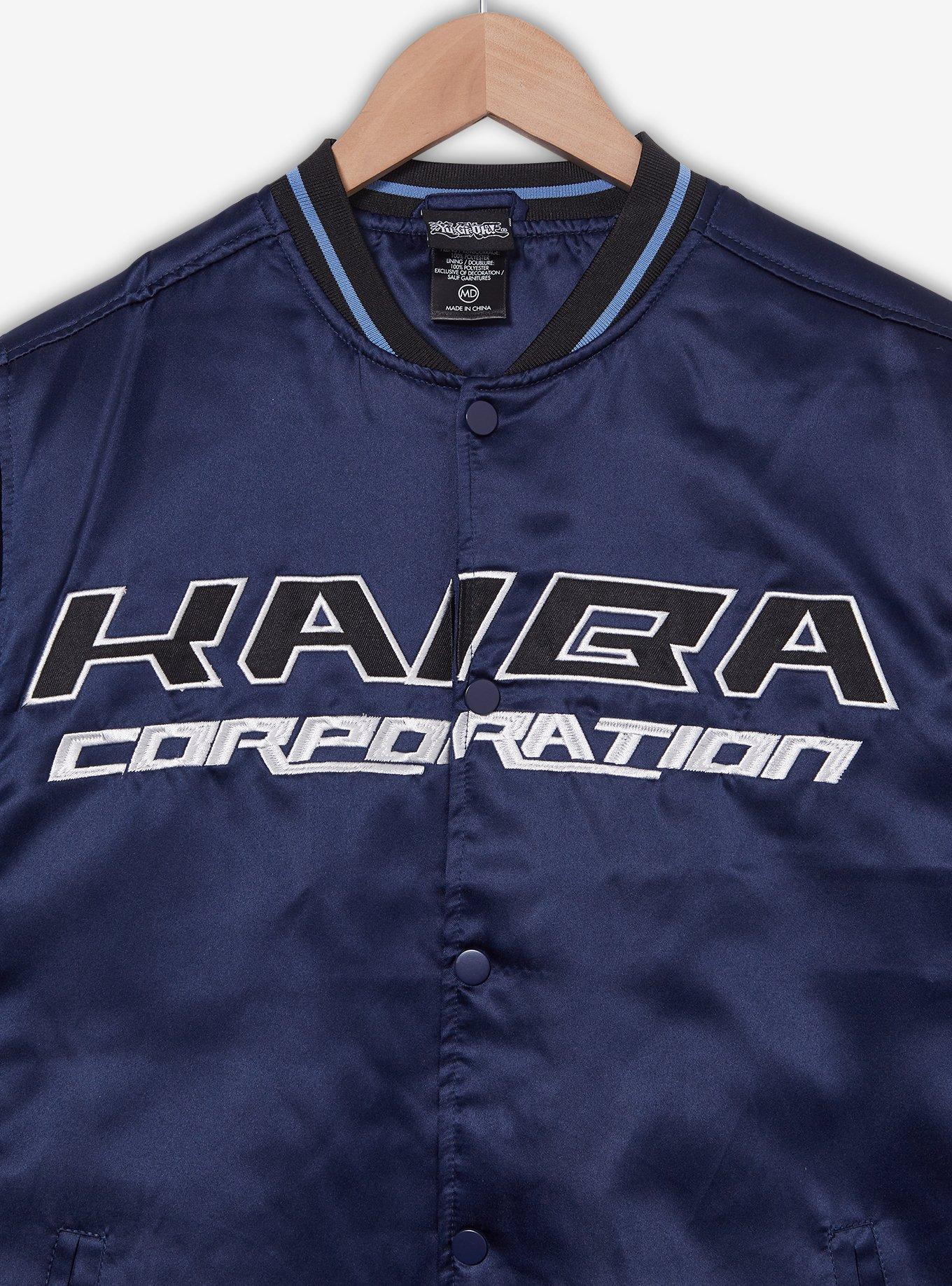 Yu-Gi-Oh! Kaiba Corporation Bomber Jacket — BoxLunch Exclusive, NAVY, alternate