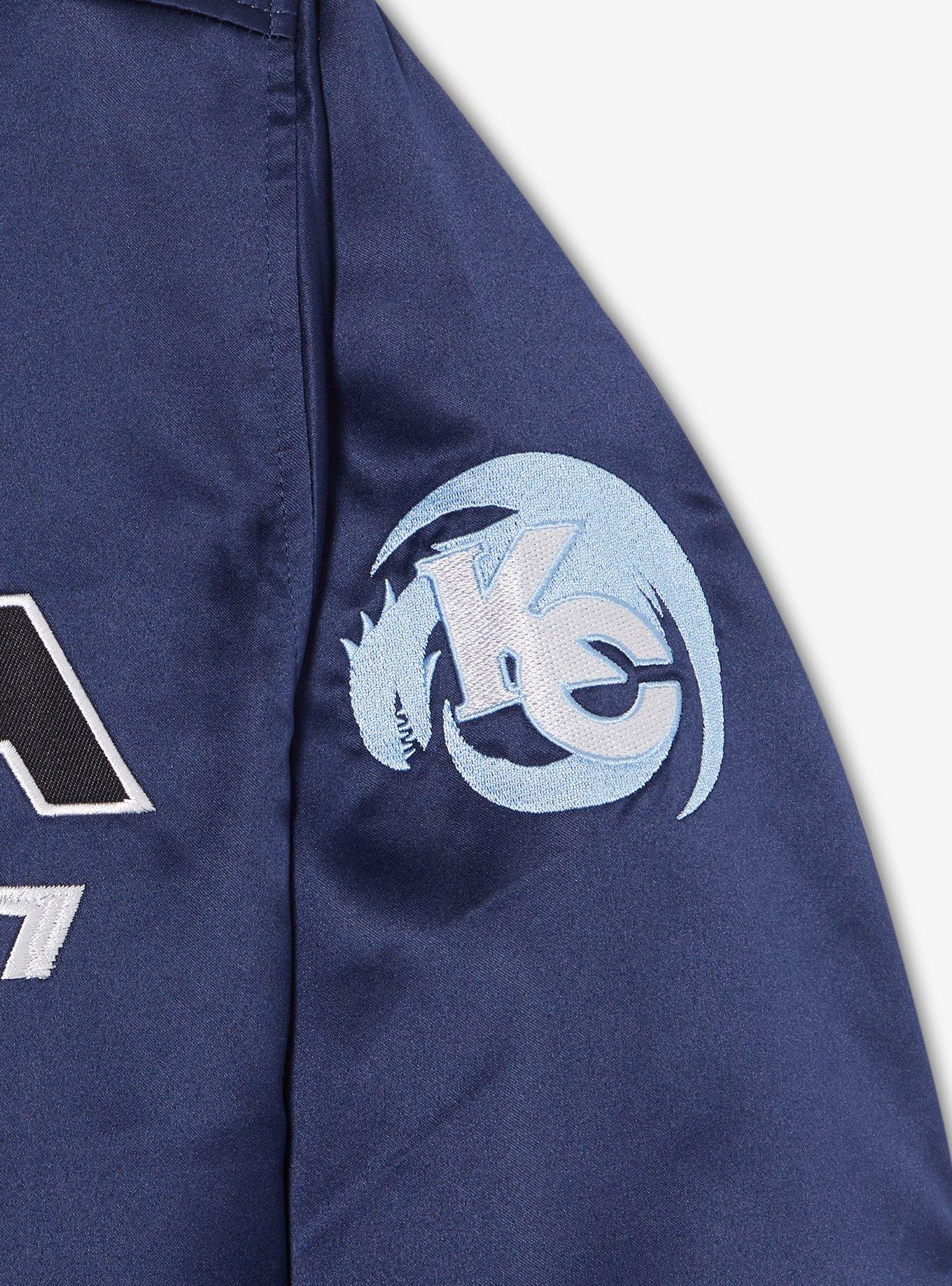 Yu-Gi-Oh! Kaiba Corporation Bomber Jacket — BoxLunch Exclusive, NAVY, alternate