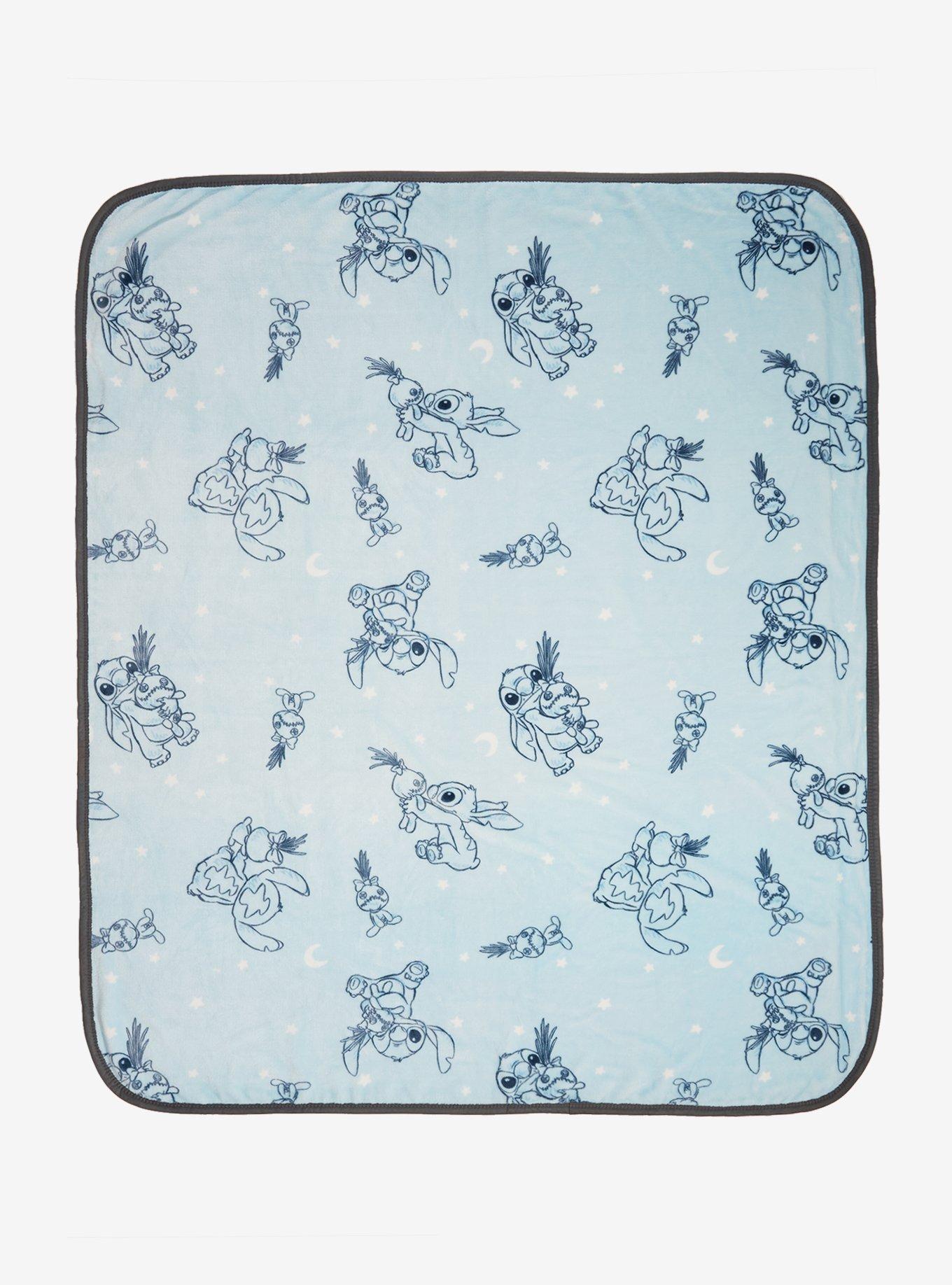 Disney Lilo & Stitch Scrump and Stitch Double-Sided Fleece Throw — BoxLunch Exclusive