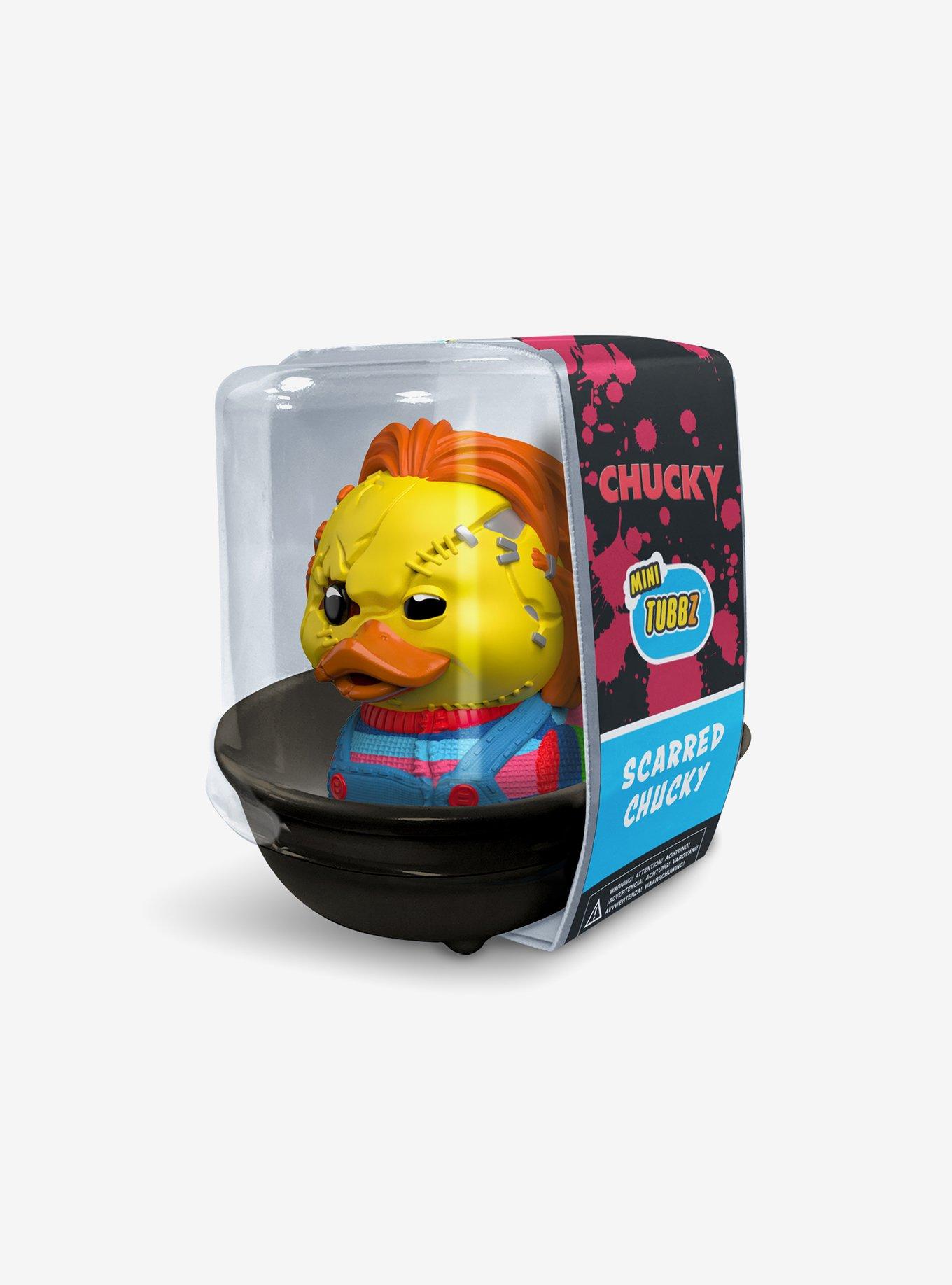 Mini TUBBZ Chucky Scarred Chucky Cosplaying Duck Figure, , alternate