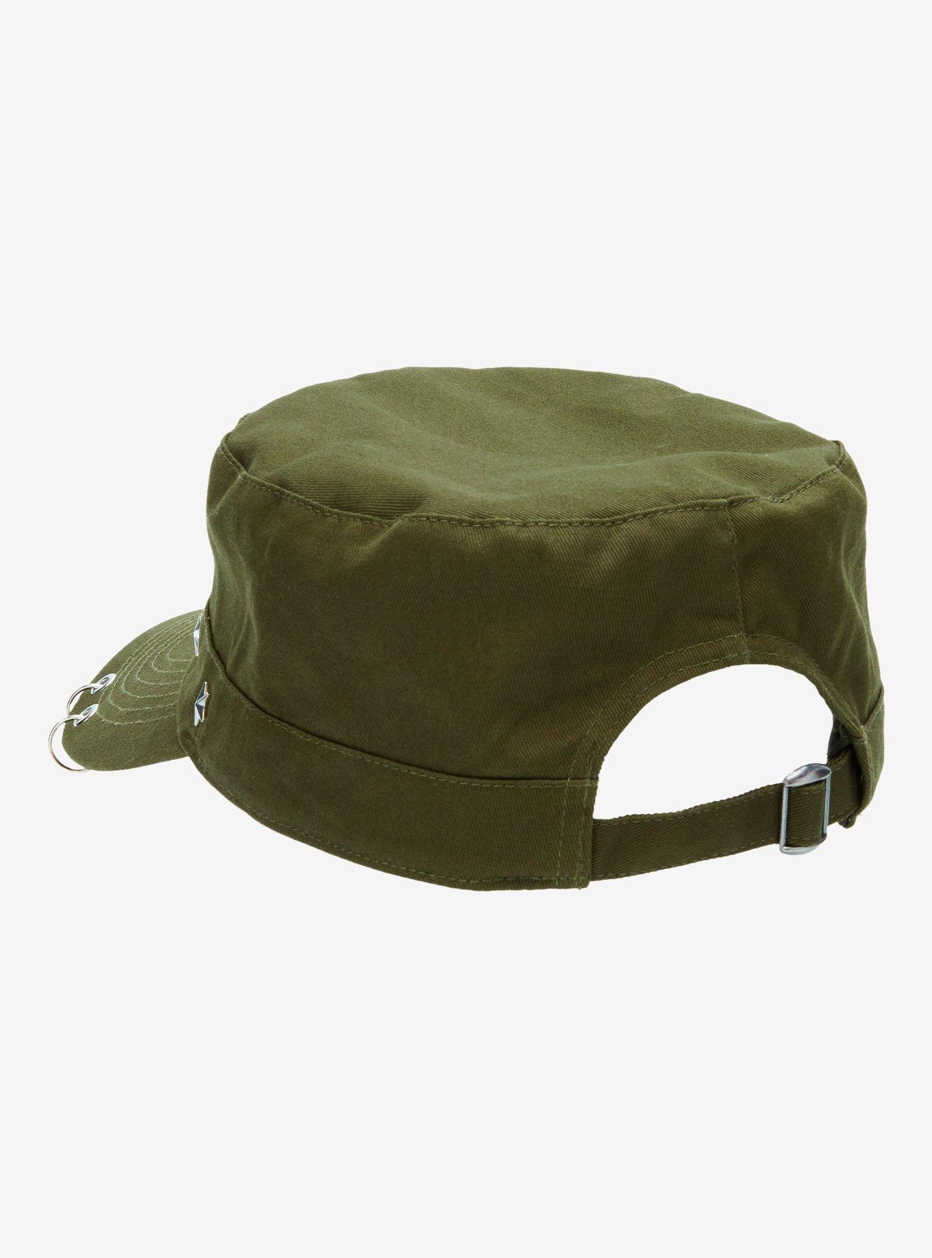 Green Star Pierced Cadet Hat, , alternate