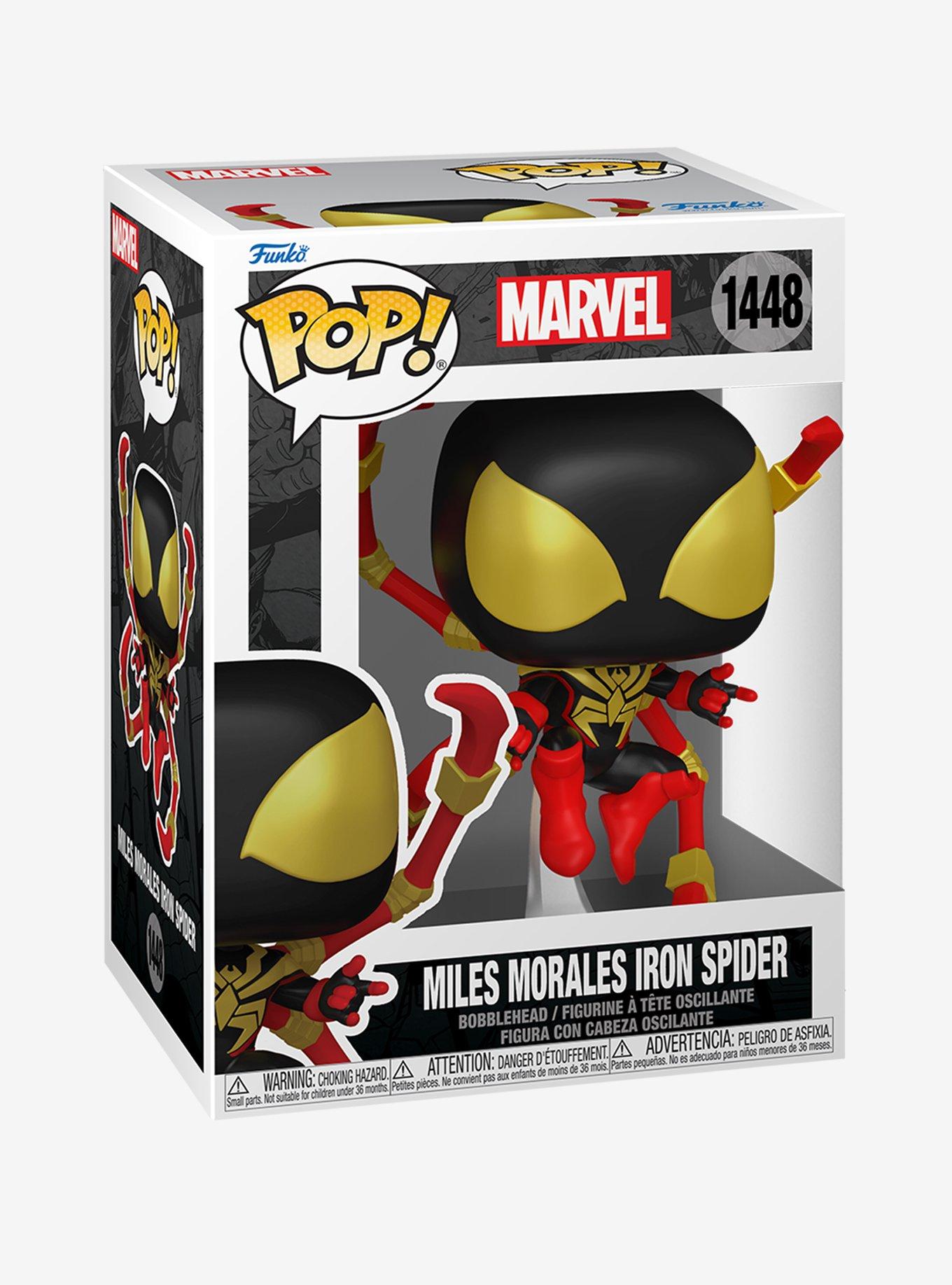 Funko Marvel Pop! Miles Morales Iron Spider Vinyl Bobble-Head, , alternate