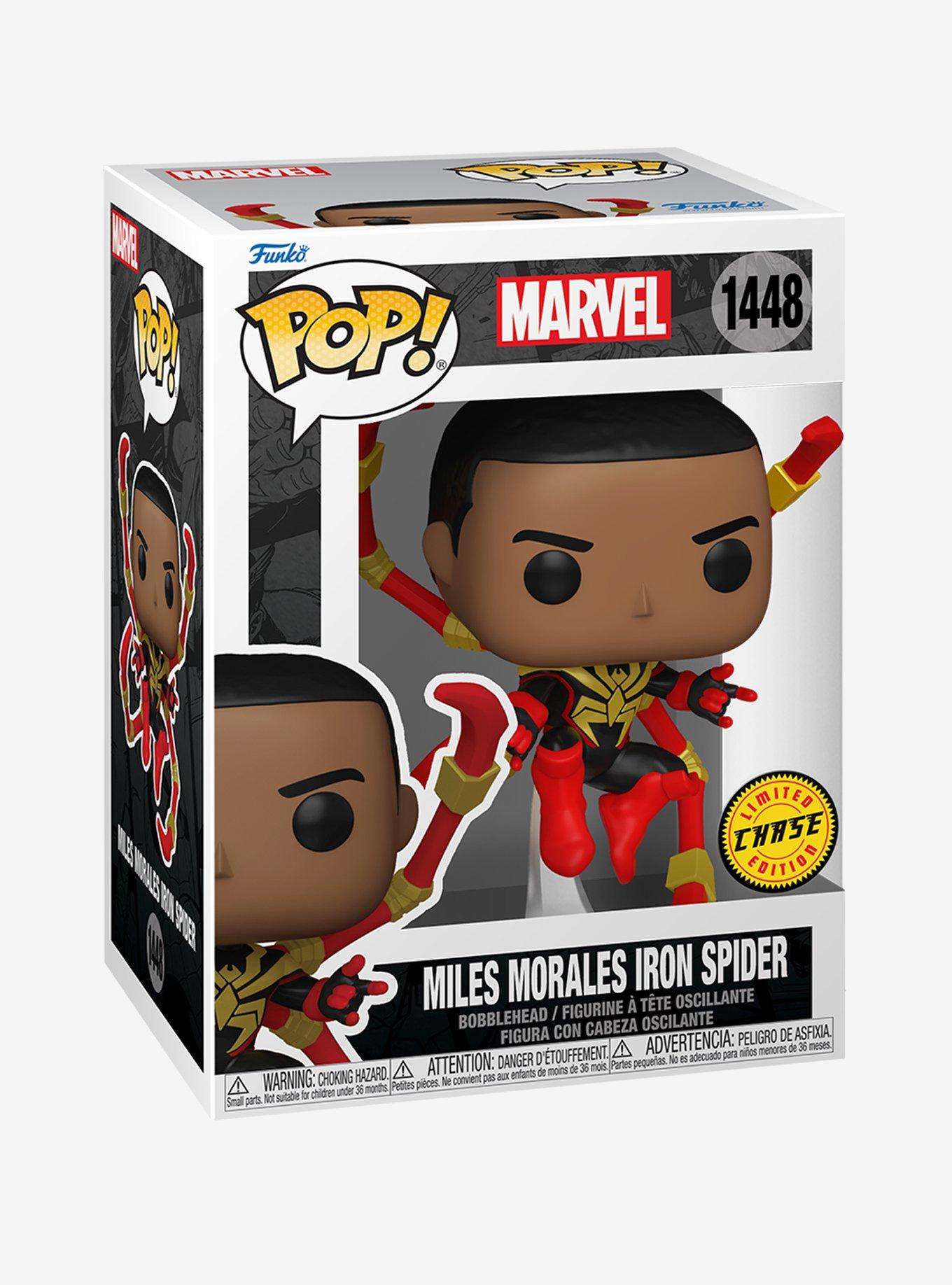 Funko Marvel Pop! Miles Morales Iron Spider Vinyl Bobble-Head, , alternate