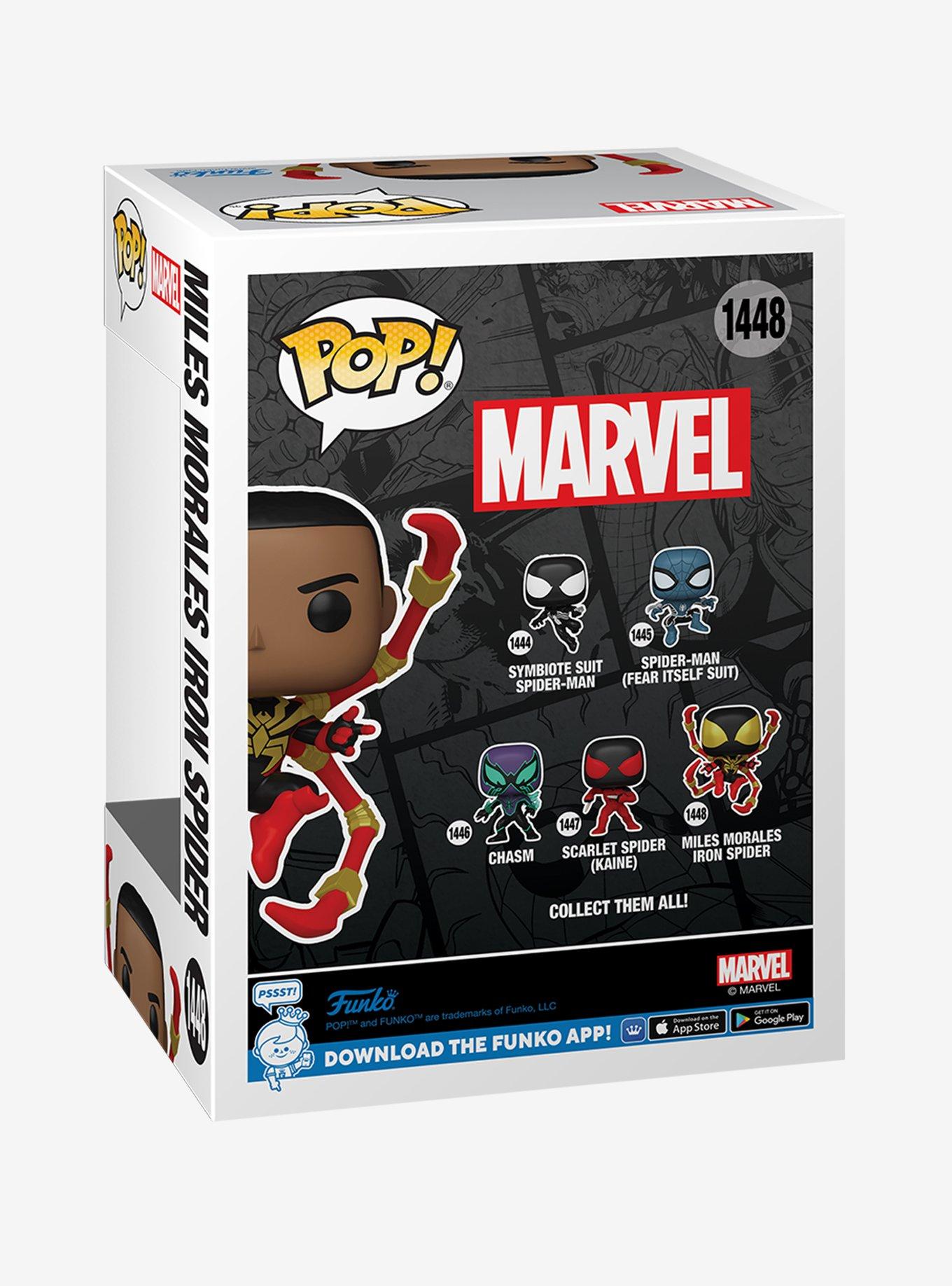 Funko Marvel Pop! Miles Morales Iron Spider Vinyl Bobble-Head, , alternate