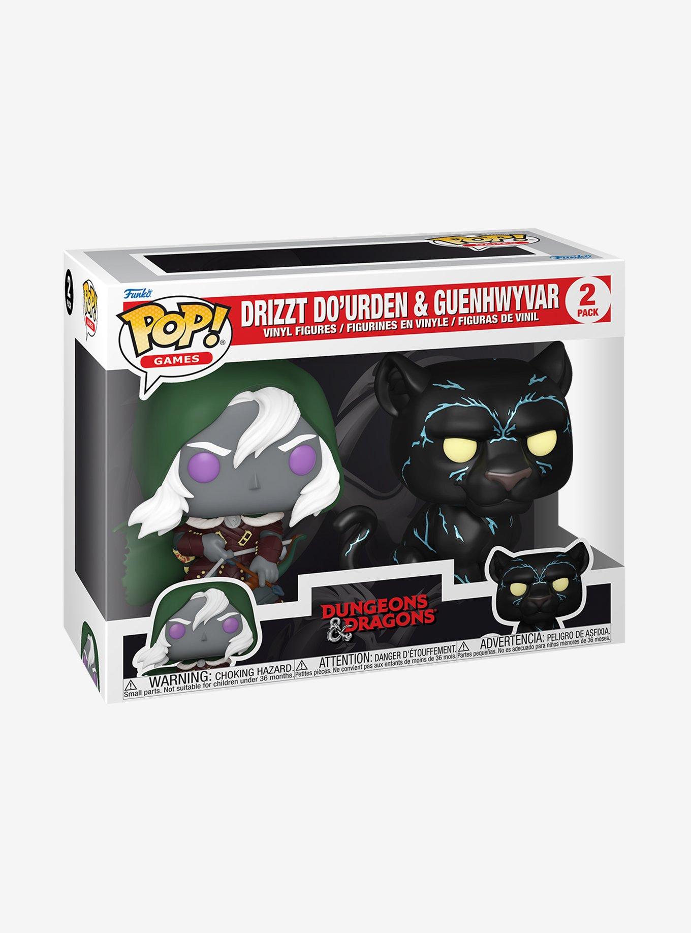 Funko Dungeons & Dragons Pop! Games Drizzt Do’Urden & Guenhwyvar Vinyl Figure Set, , hi-res