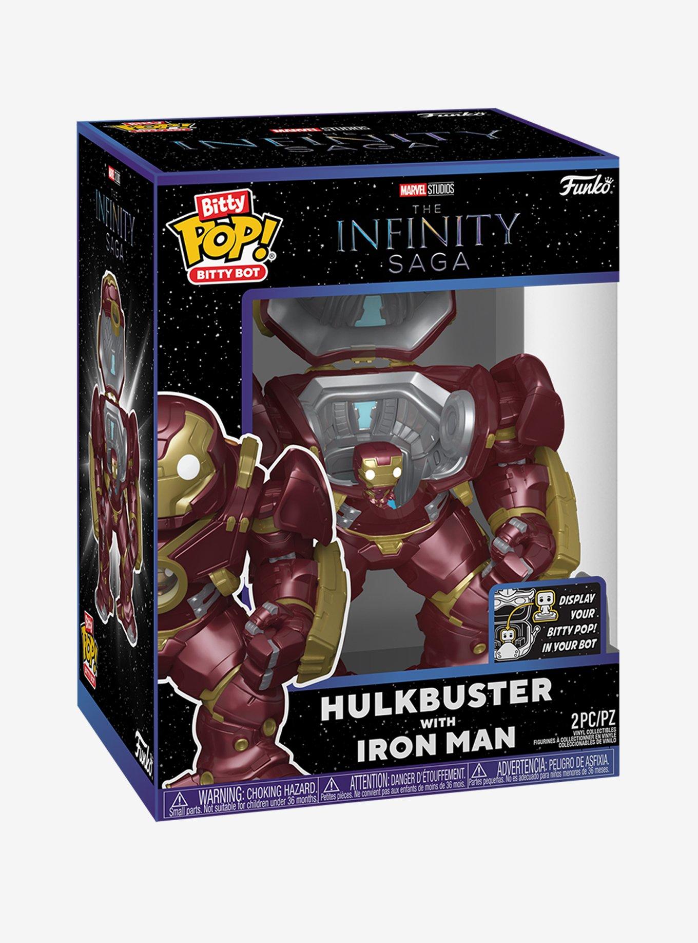 Funko Marvel Avengers: Age Of Ultron Bitty Pop! Bitty Bot Hulkbuster With Iron Man Vinyl Figure, , alternate