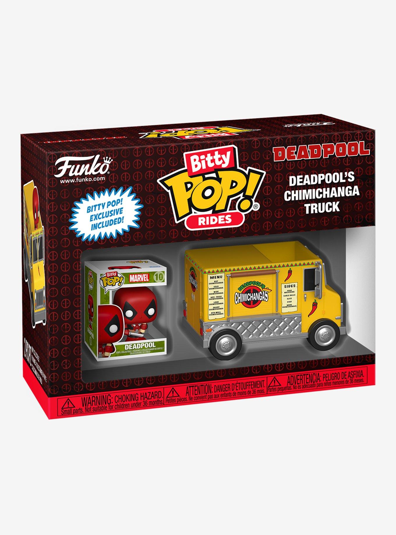 Funko Marvel Deadpool Bitty Pop! Rides Deadpool's Chimichanga Truck Vinyl Figure, , alternate