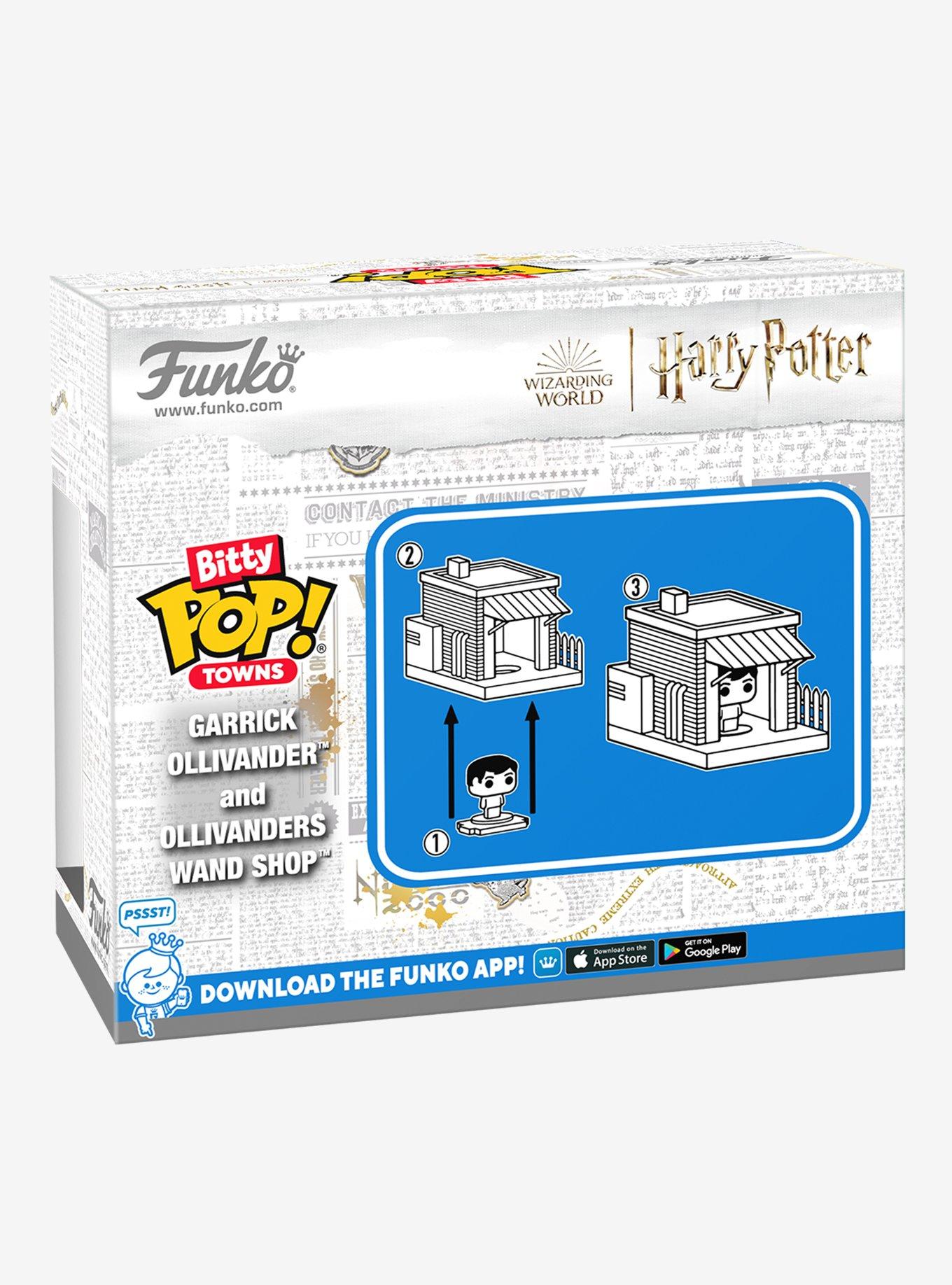 Funko Harry Potter Bitty Pop! Towns Garrick Ollivander And Ollivanders Wand Shop Vinyl Figure, , alternate