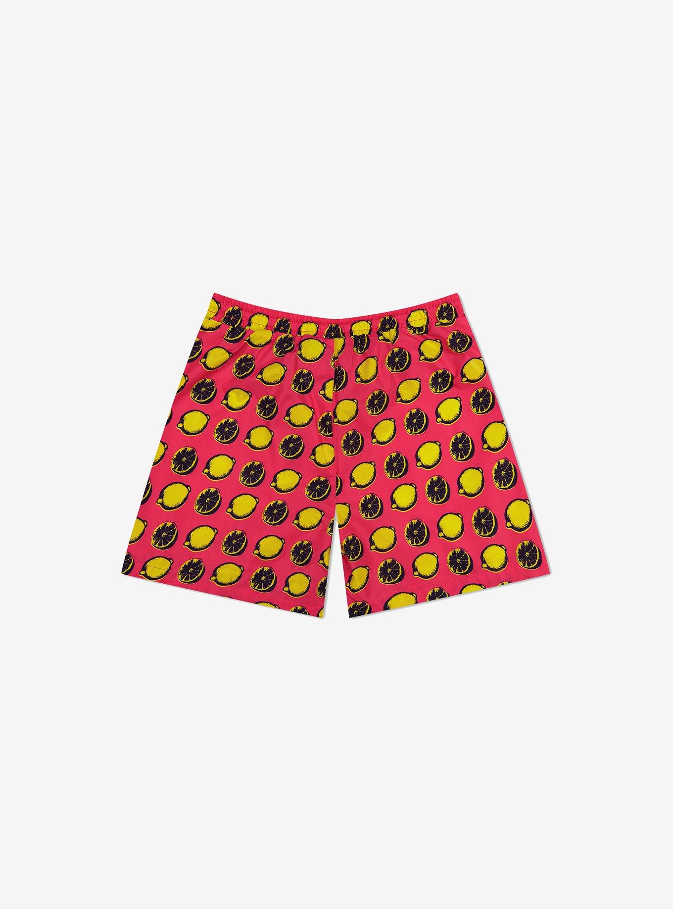 WeSC Zack Swim Trunk Pop Art Lemon Slice AOP, , hi-res