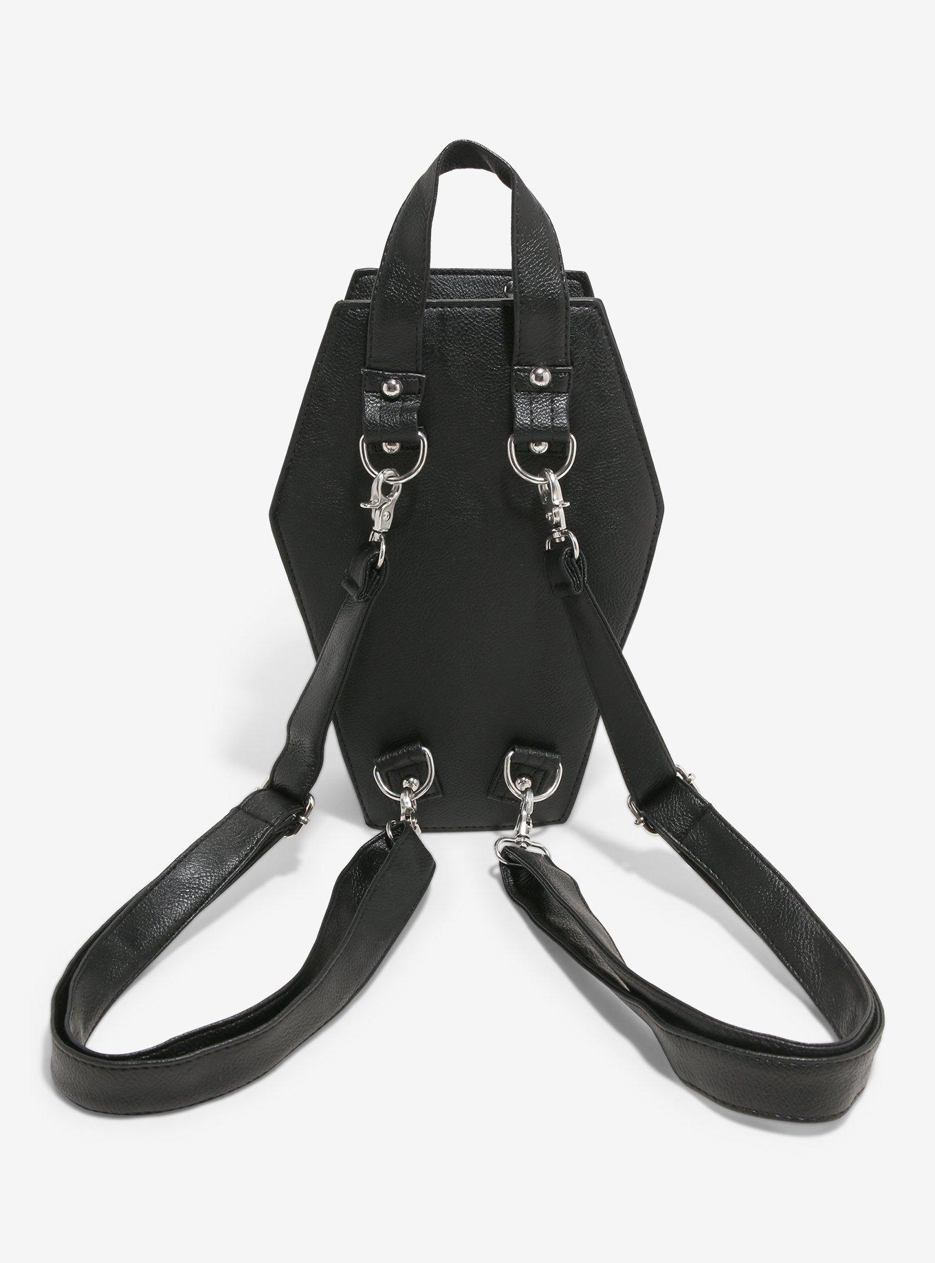 Butterfly Rose Coffin Mini Backpack, , hi-res
