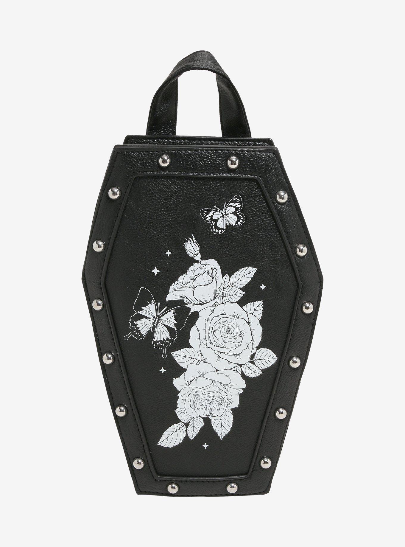 Shop Butterfly Rose Coffin Mini Backpack