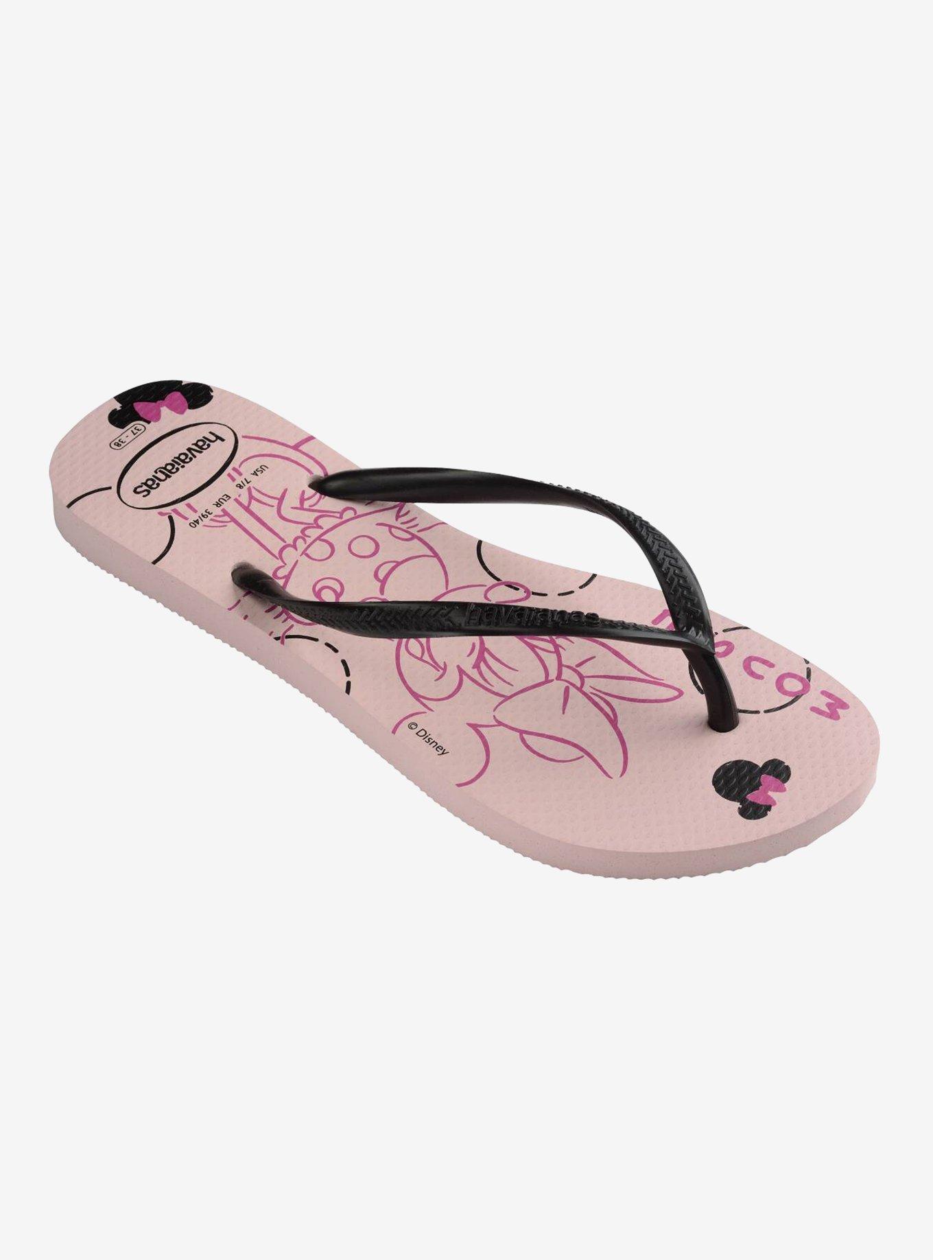 Havaianas Disney Minnie Mouse Tonal Portrait Women's Sandals, PINK, alternate