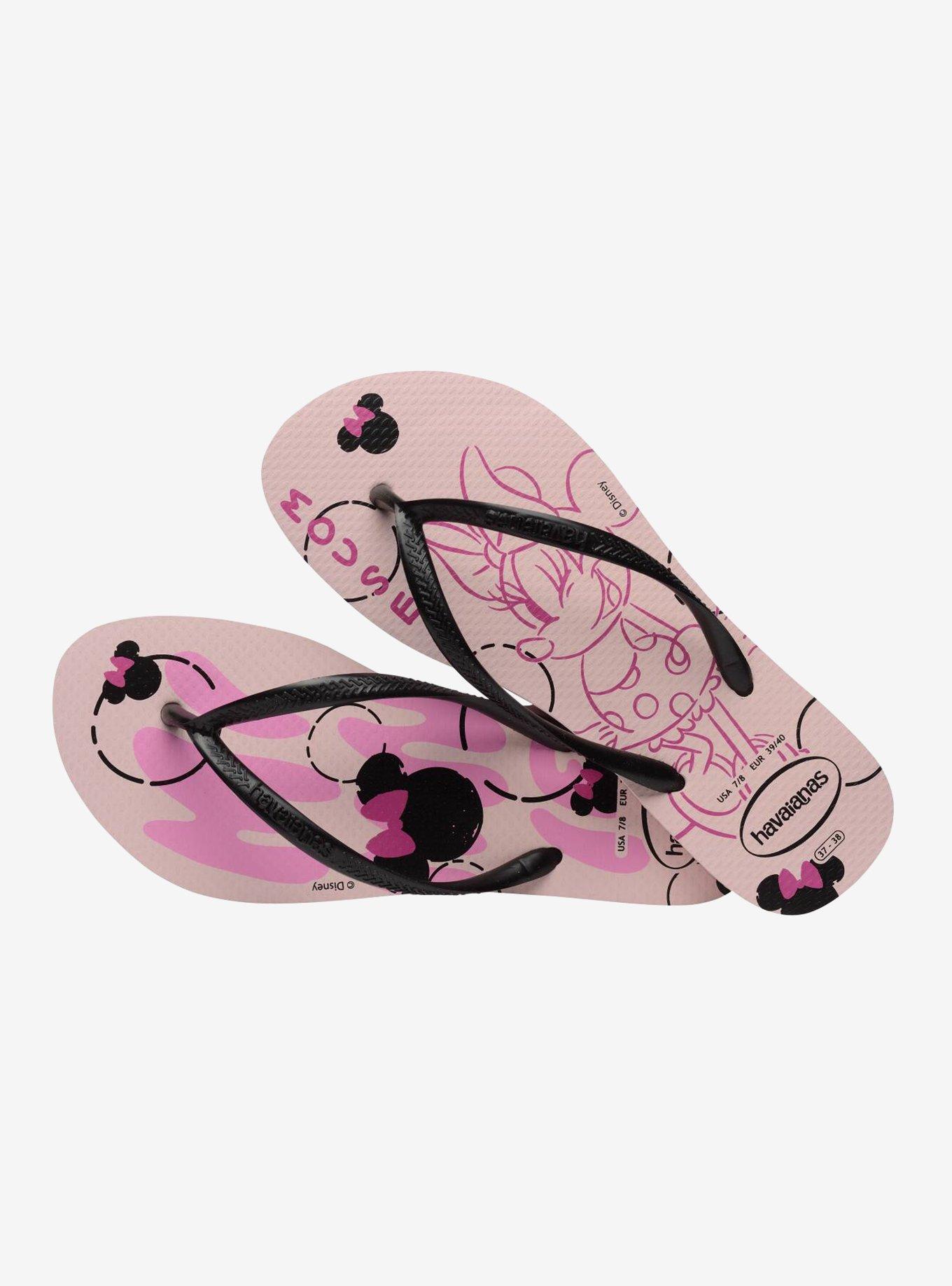 Havaianas Disney Minnie Mouse Tonal Portrait Women's Sandals, PINK, alternate