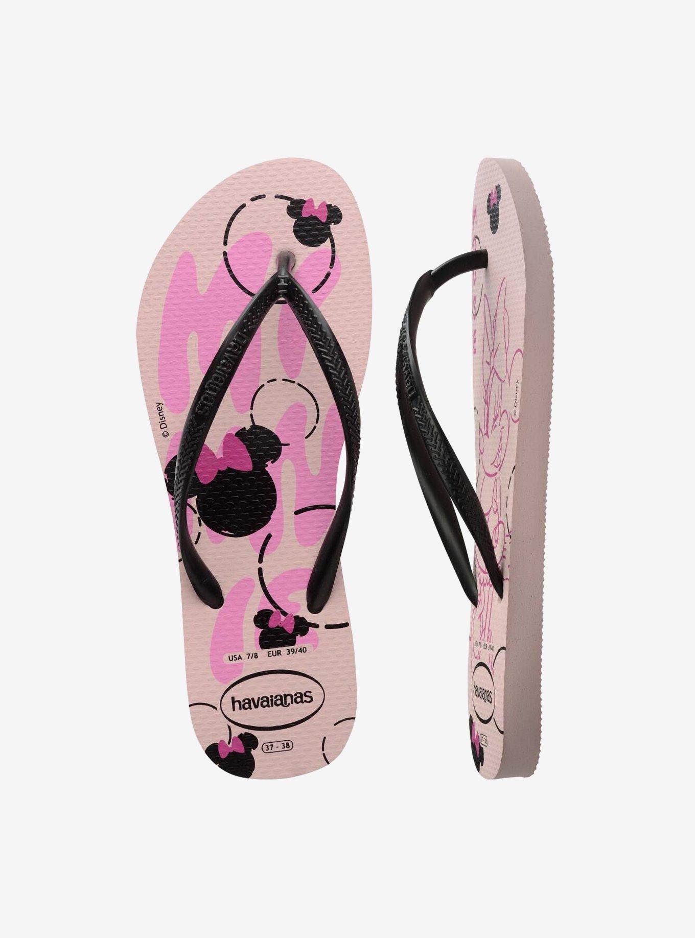 Havaianas Disney Minnie Mouse Tonal Portrait Women's Sandals, PINK, alternate