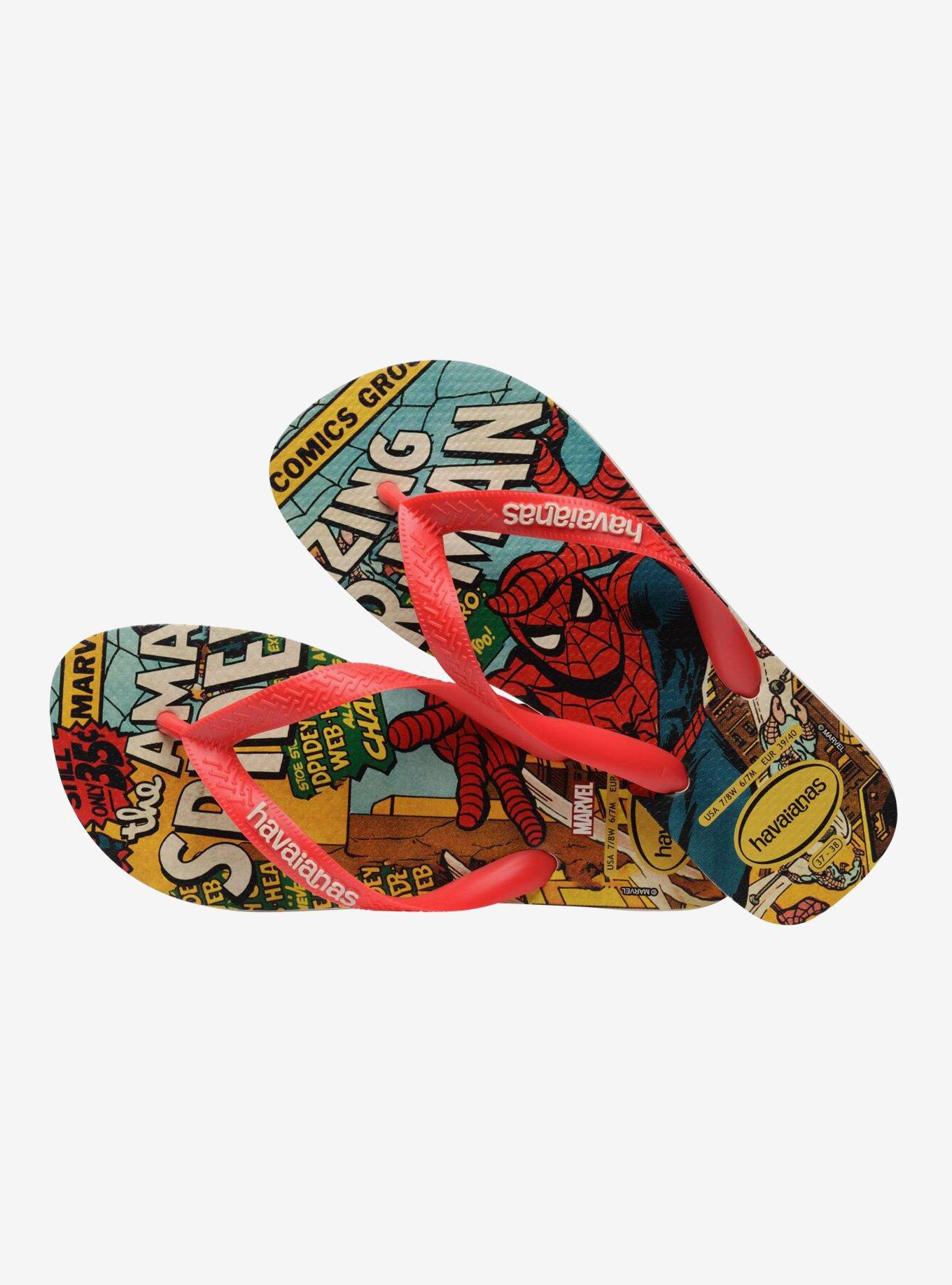 Havaianas Marvel Spider-Man Comic Cover Men's Sandals, MULTI, alternate