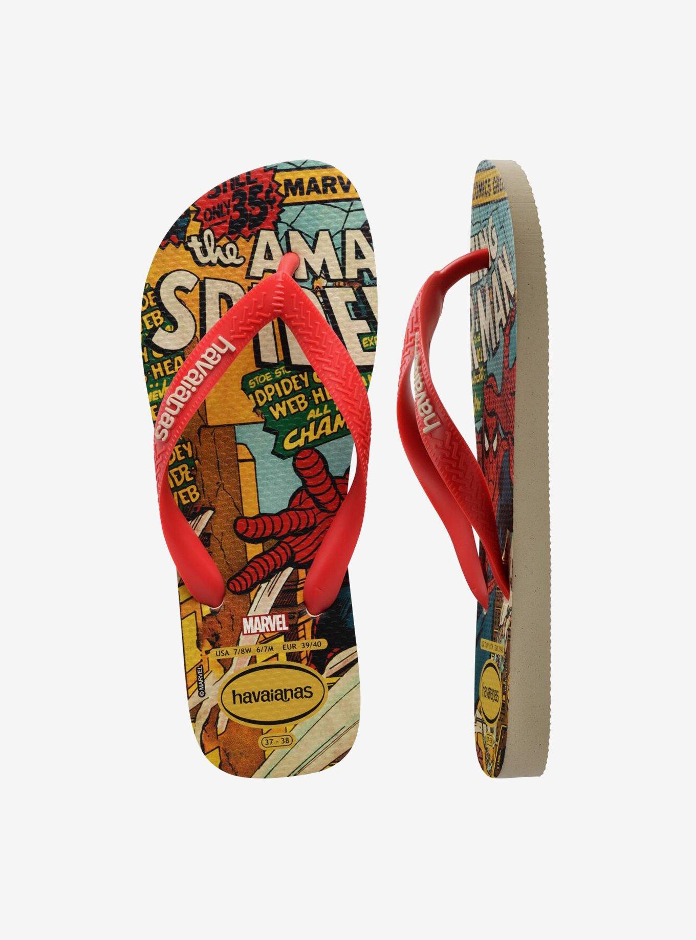 Havaianas Marvel Spider-Man Comic Cover Men's Sandals, MULTI, alternate