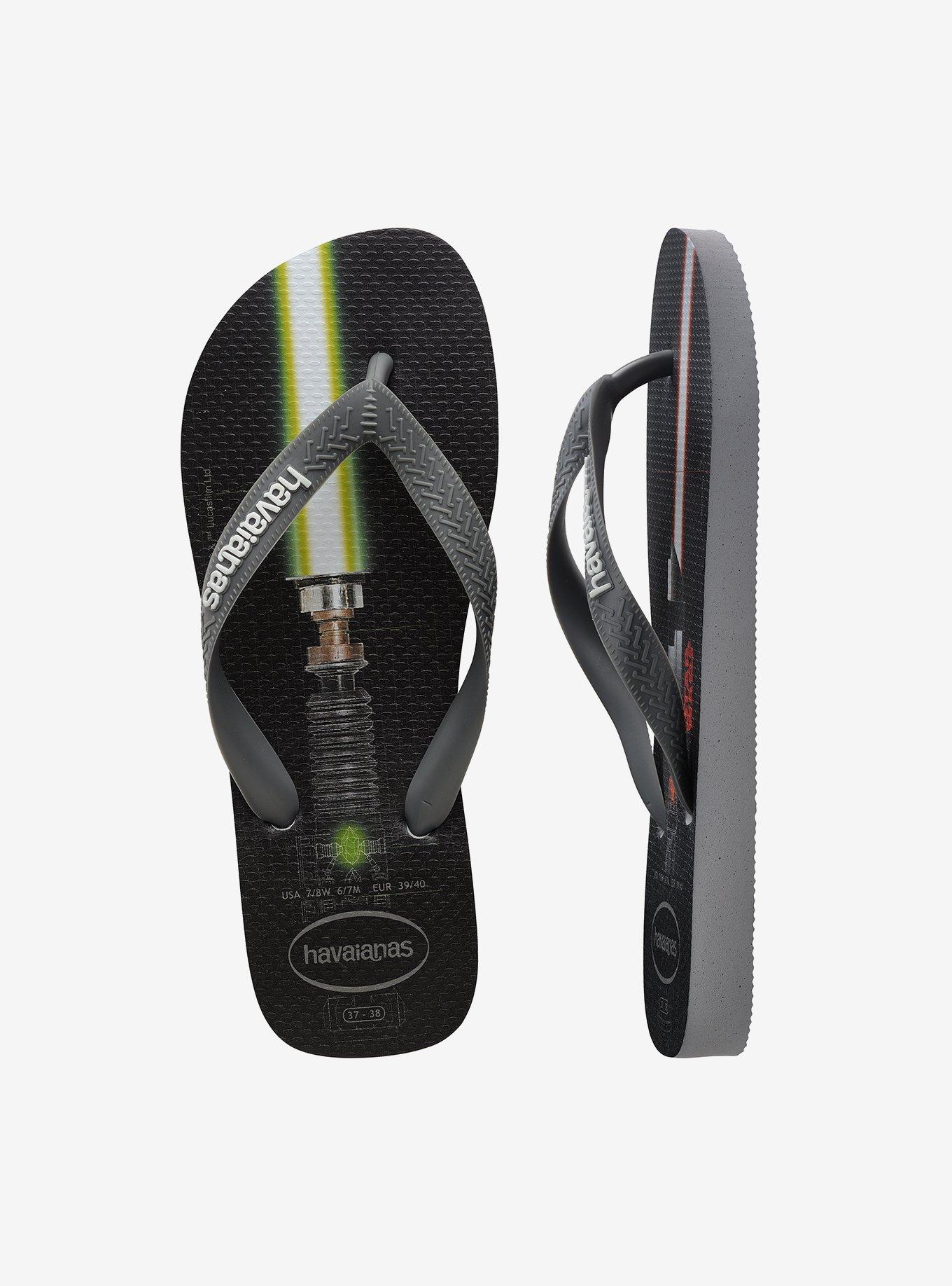 Havaianas Star Wars Lightsaber Men's Sandals, BLACK, alternate