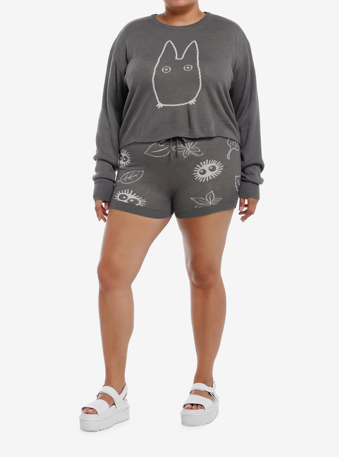 Her Universe Studio Ghibli® My Neighbor Totoro Soot Sprite Leaf Lounge Set Plus Size, , hi-res