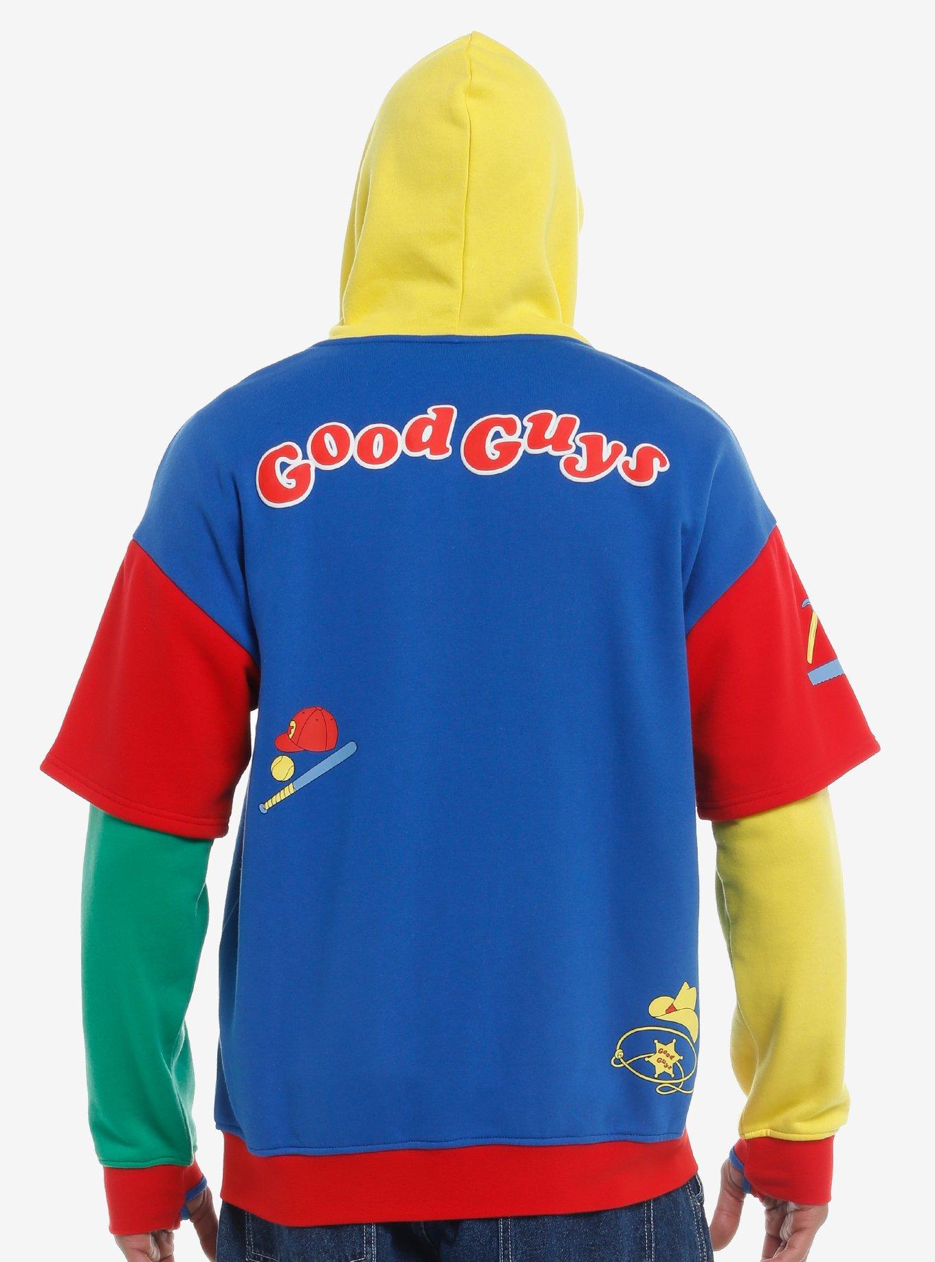 Chucky Color-Block Twofer Hoodie, MULTI, alternate