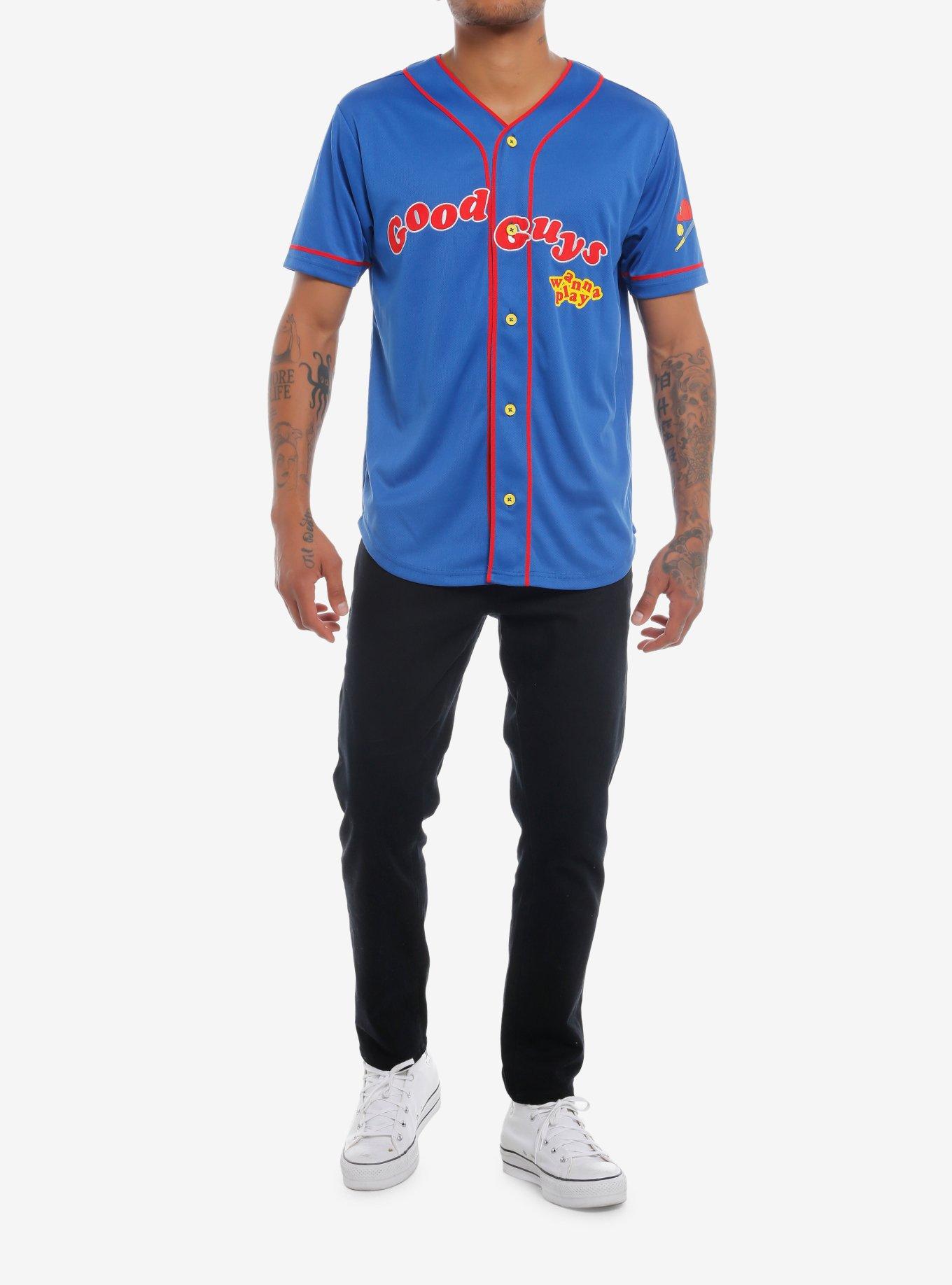 Child's Play Chucky Good Guys Baseball Jersey, MULTI, alternate