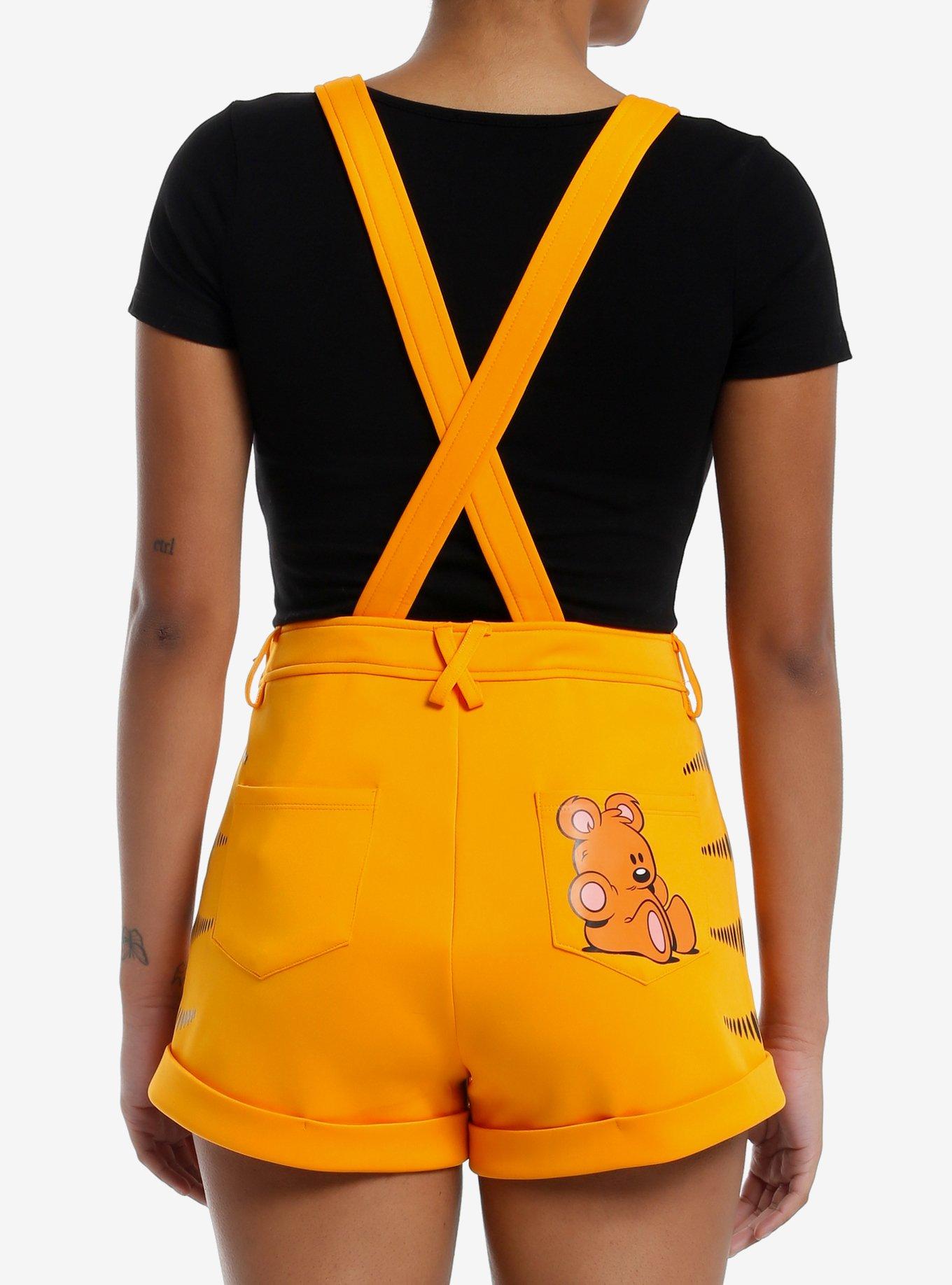 Garfield Face Shortalls, ORANGE, alternate