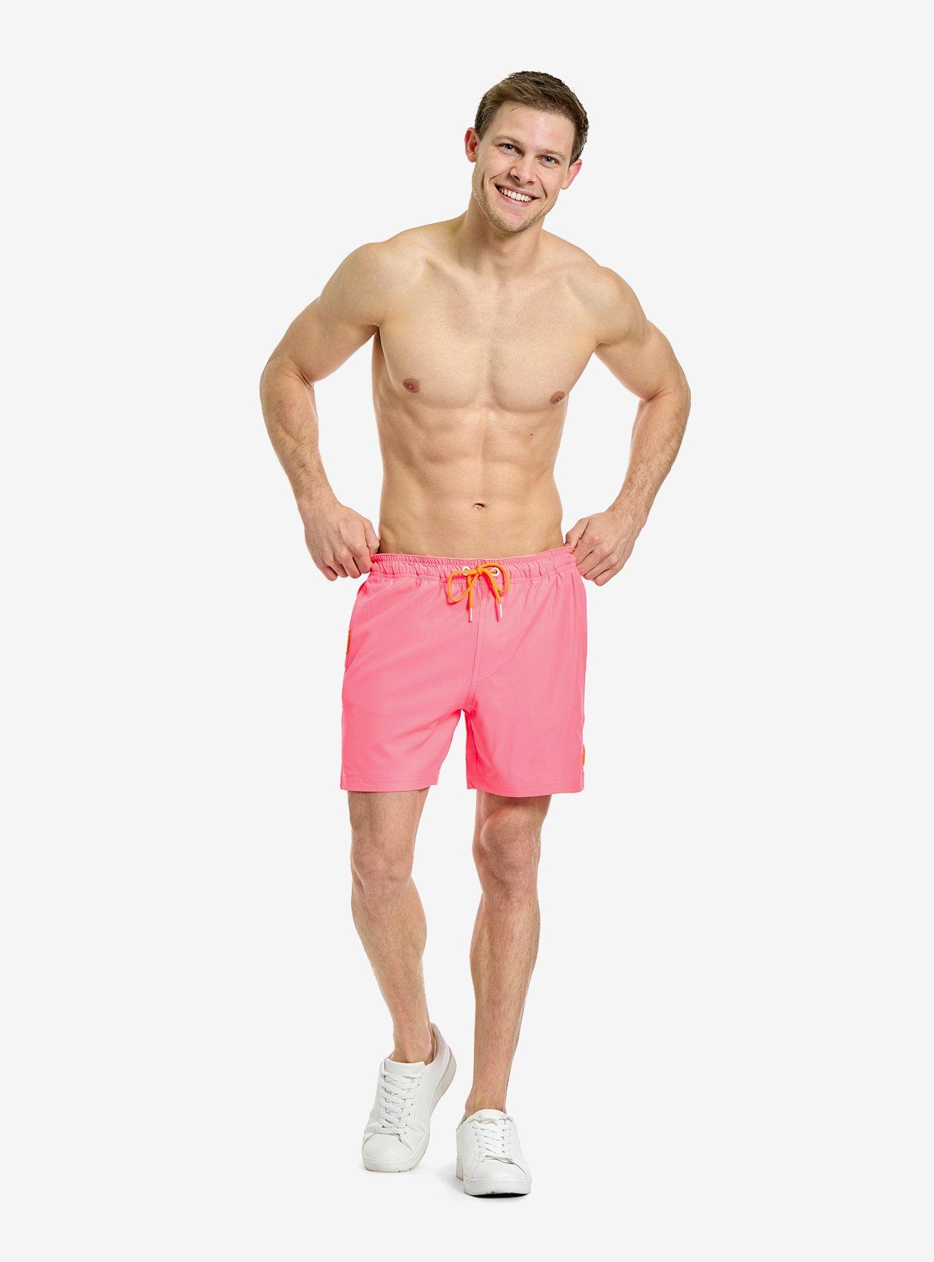 Neon Pink Power Shorts, , hi-res