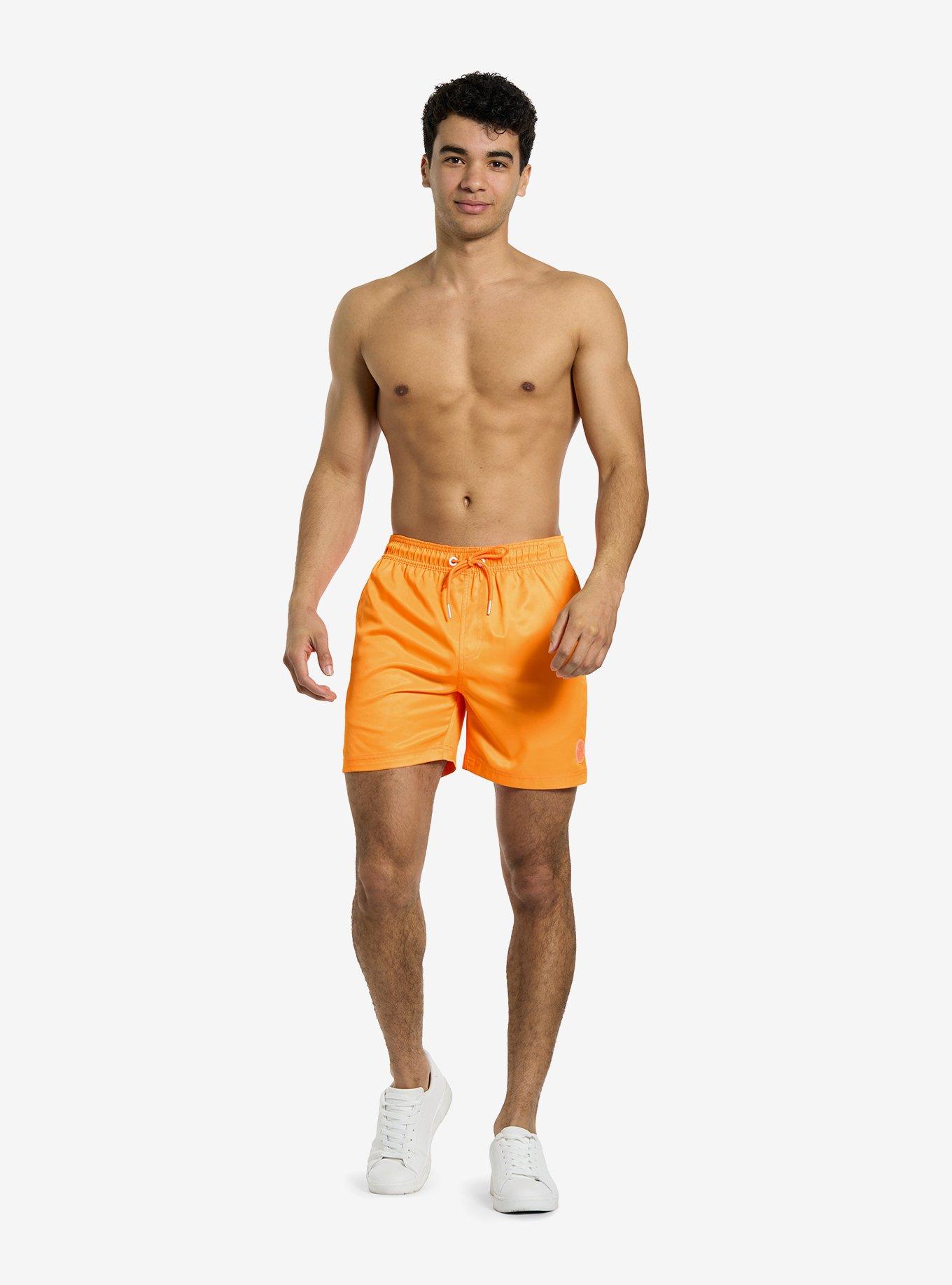 Neon Vivid Orange Shorts, ORANGE, alternate