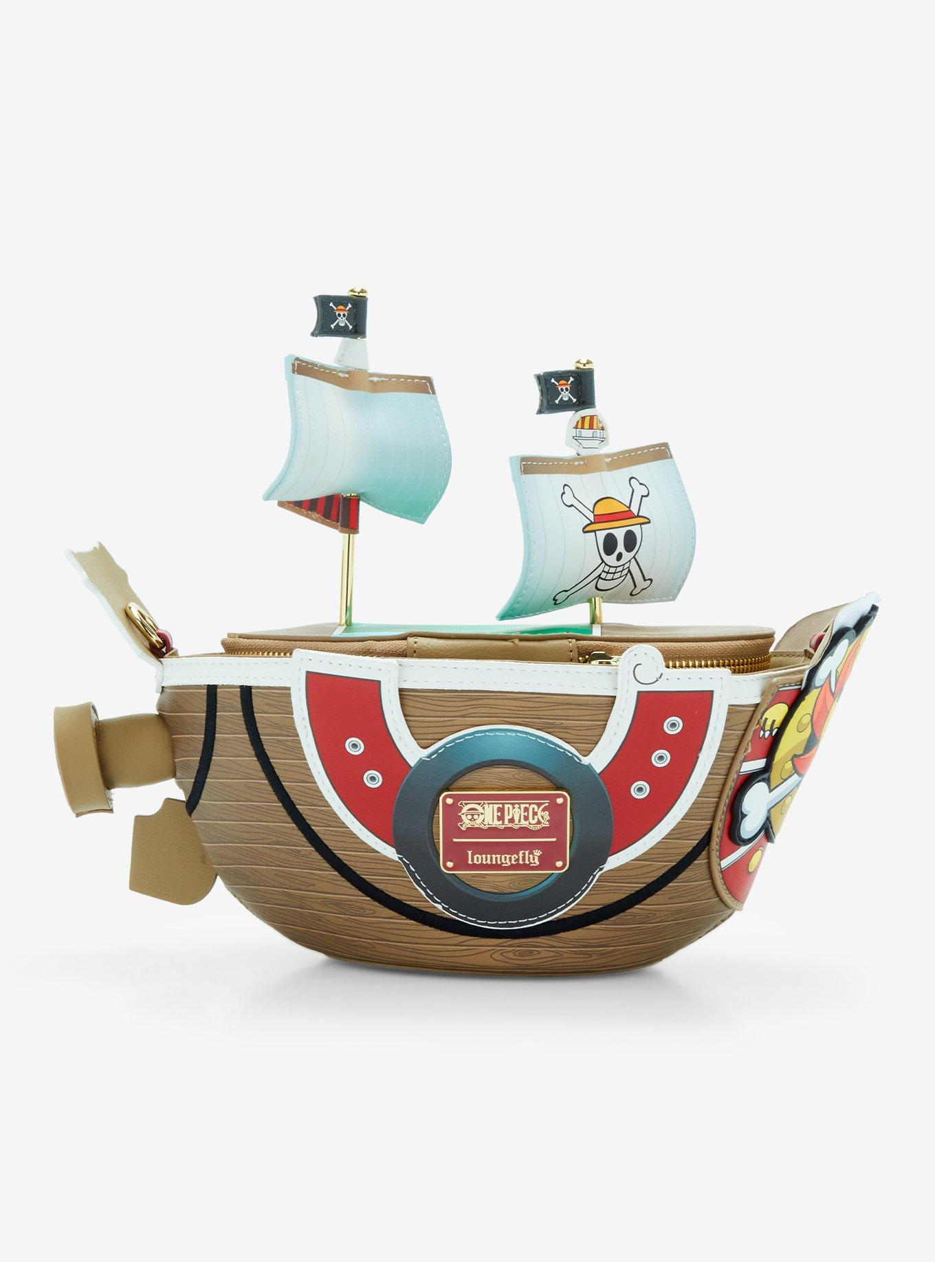 Loungefly One Piece Thousand Sunny Figural Crossbody Bag, , alternate