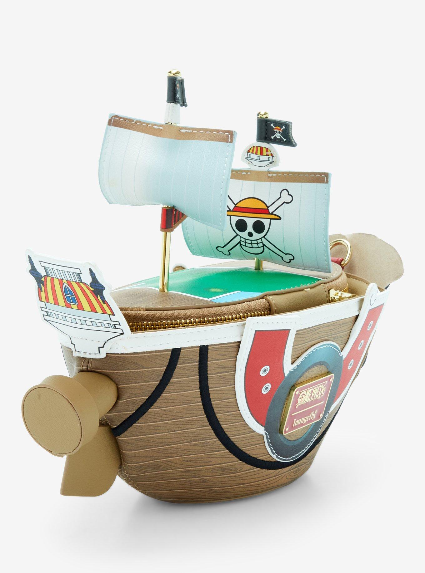 Loungefly One Piece Thousand Sunny Figural Crossbody Bag, , alternate
