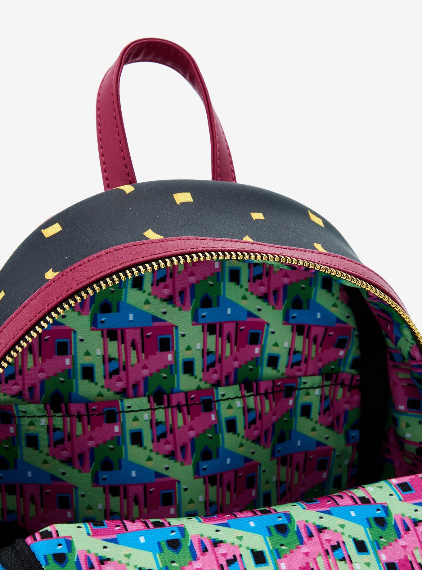 Loungefly Squid Game Pig Glow-In-The-Dark Mini Backpack, , alternate