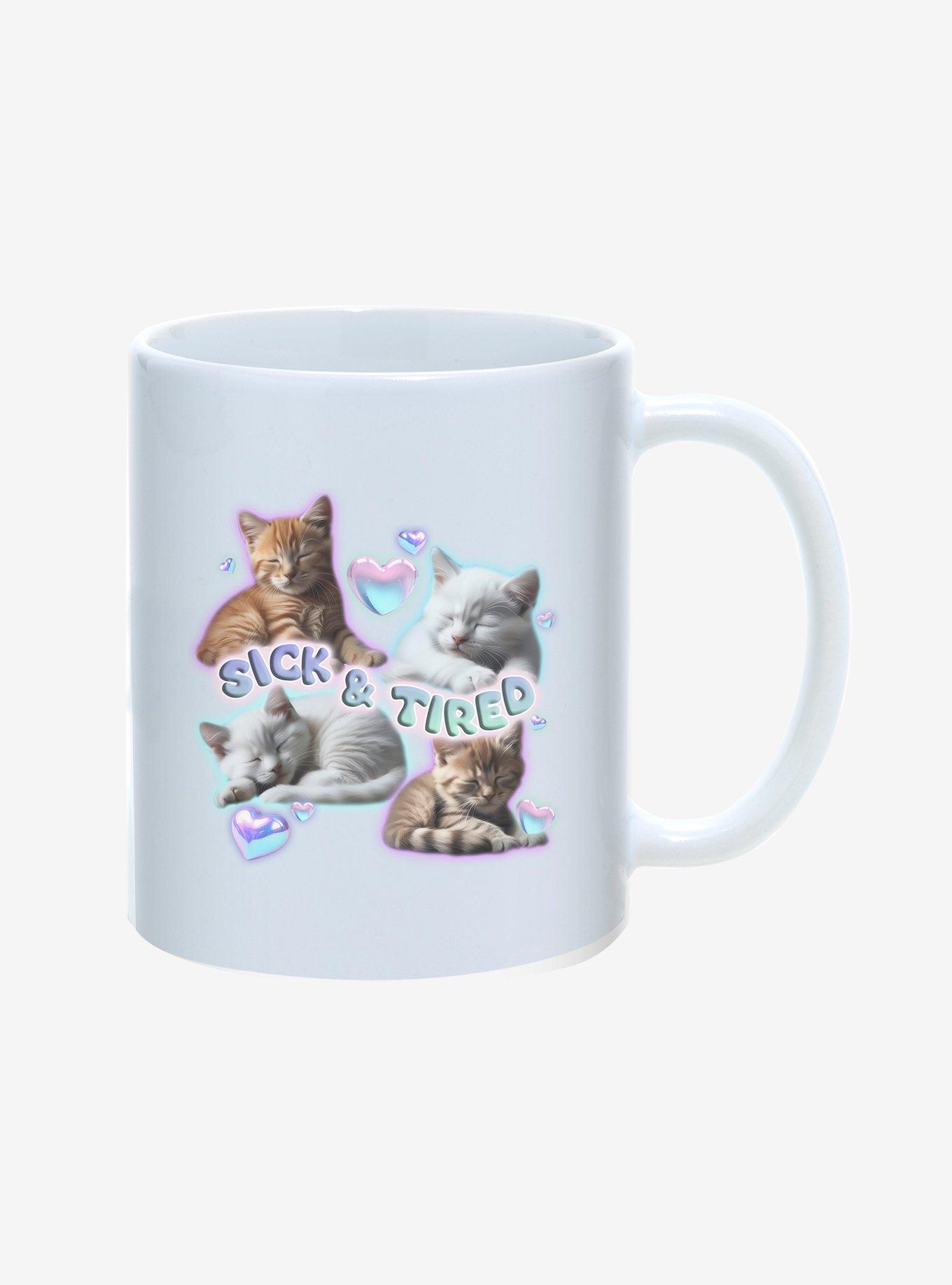Sick And Tired Kittens 11OZ Mug, , hi-res