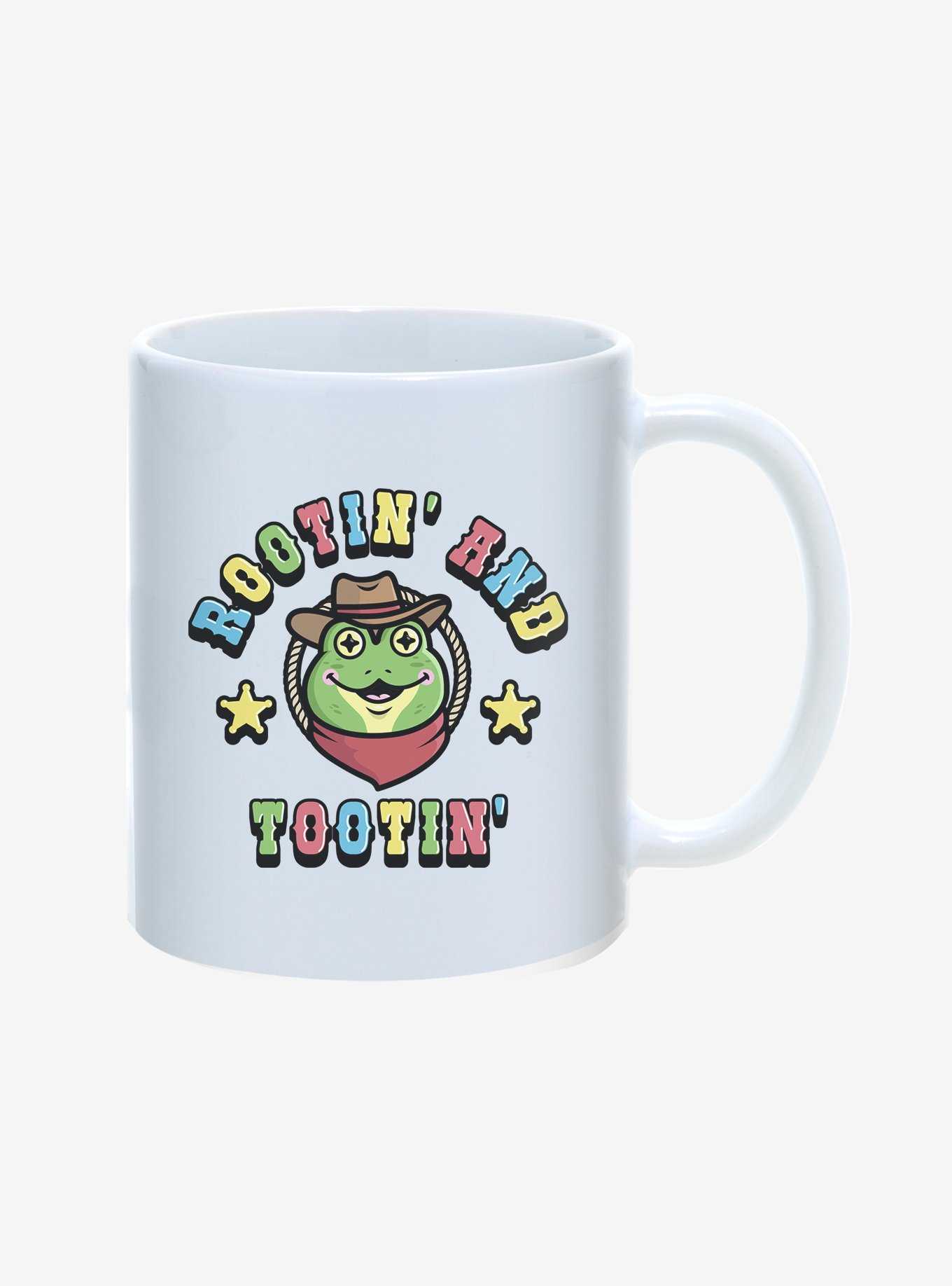 Hot Topic Rootin And Tootin Frog 11OZ Mug, , hi-res